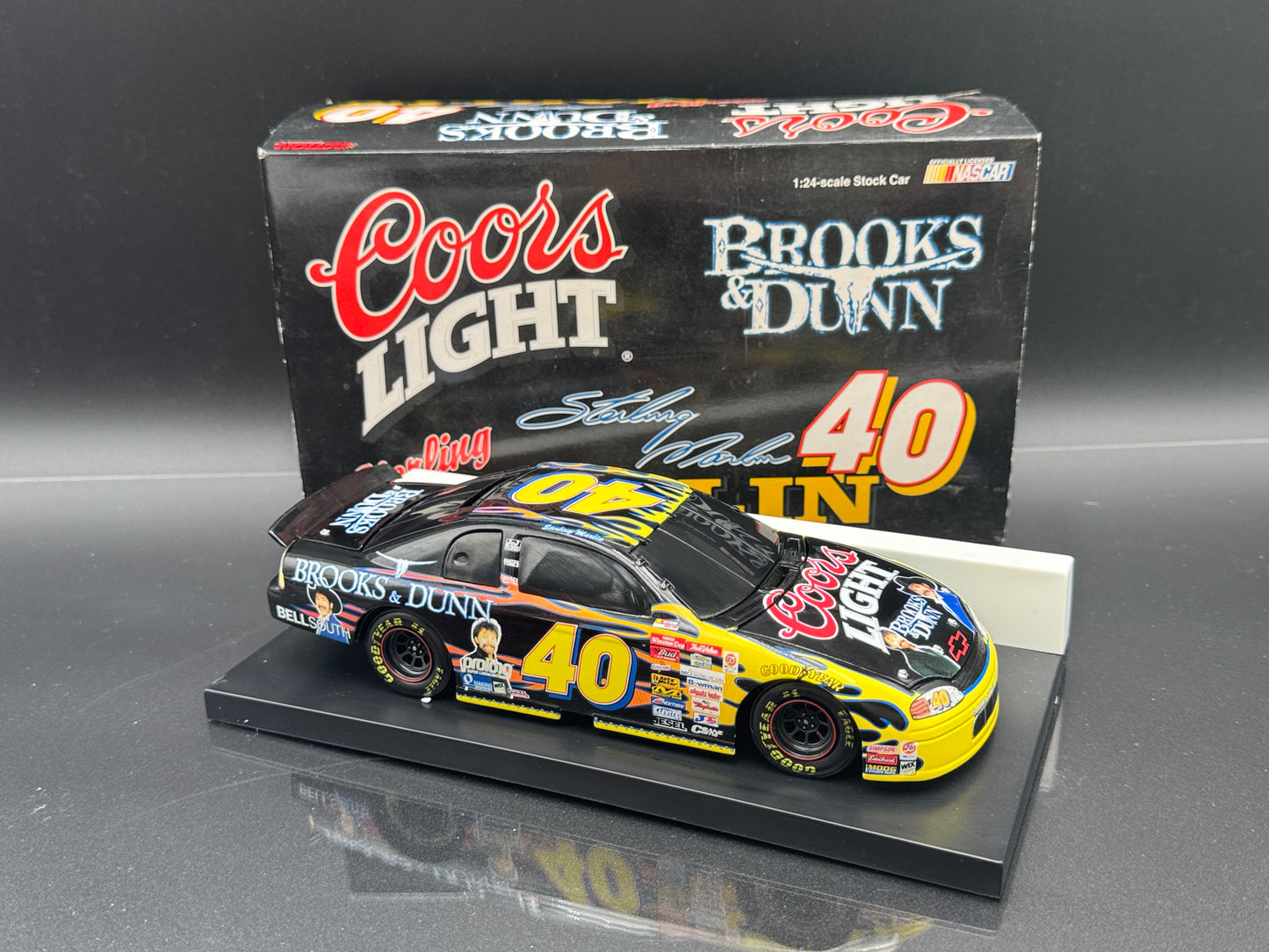 Sterling Marlin #40 Coors Light Brooks & Dunn 1999 Monte Carlo
