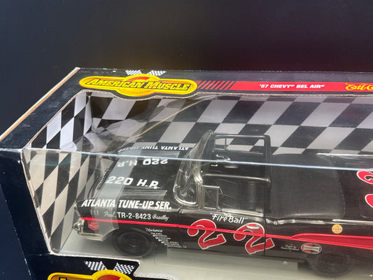 Fireball Roberts #22 Atlanata Tune Up 1957 Chevy Bel Air 1:18 Scale - box dmg