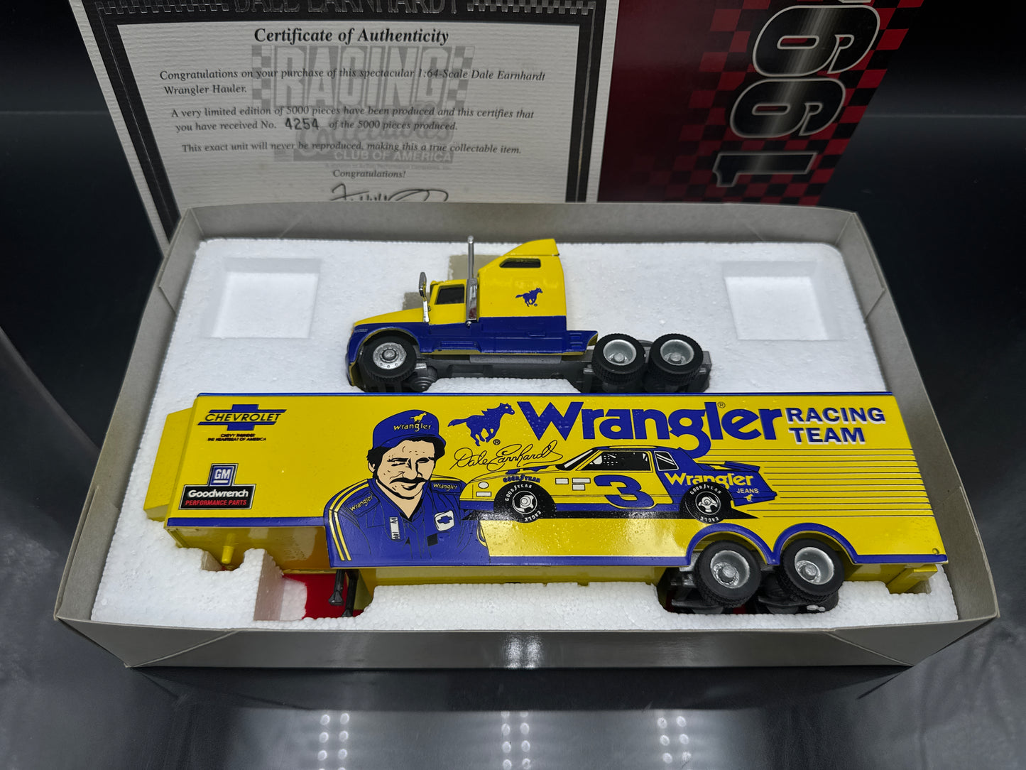 Dale Earnhardt Wrangler Race Team Hauler