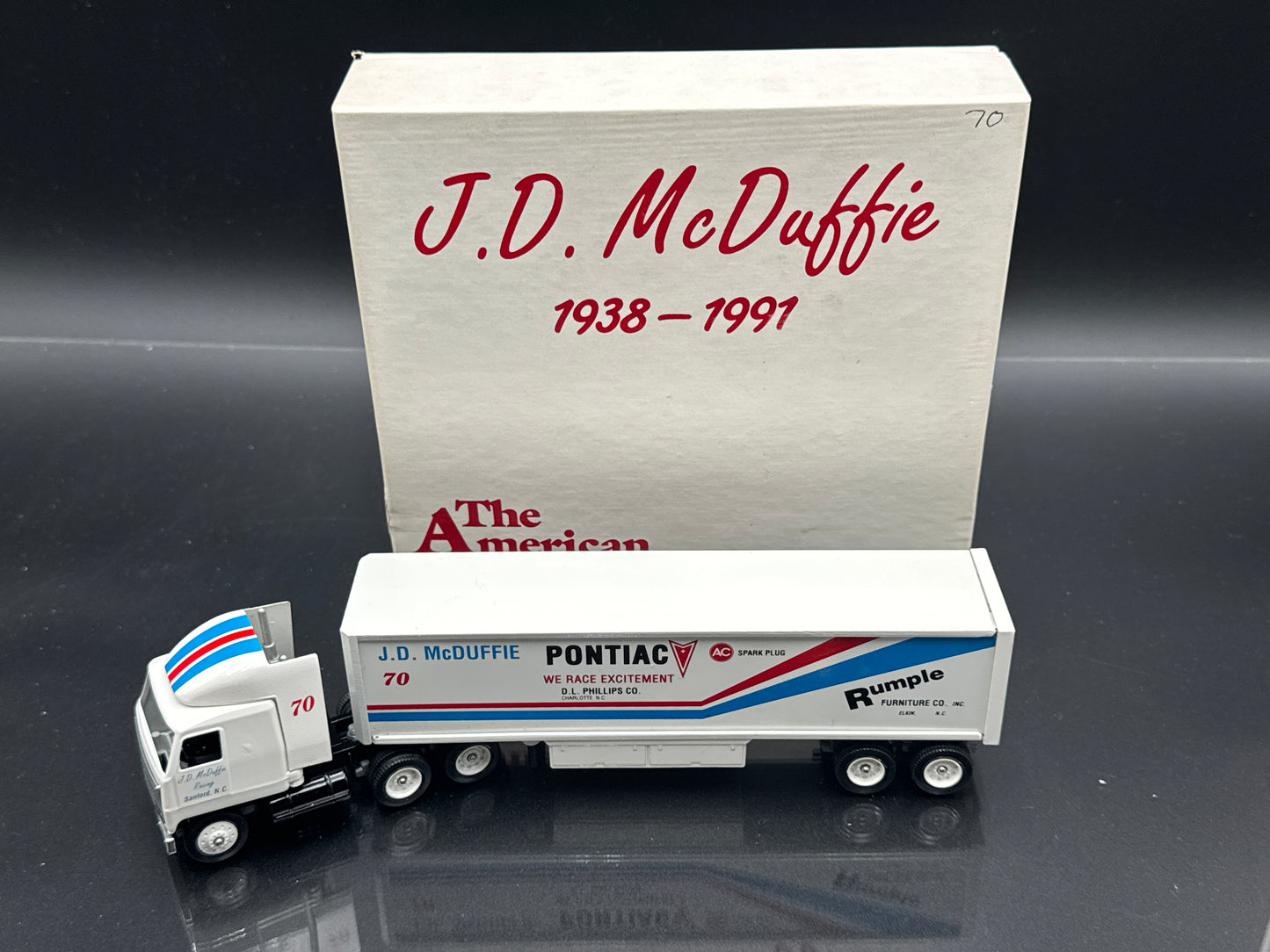 J.D. McDuffie Team Racing Hauler