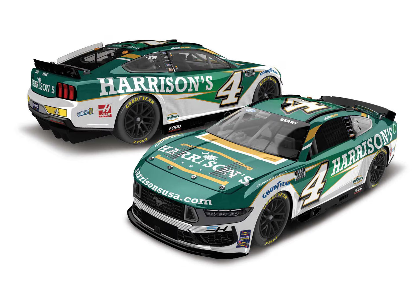 JOSH BERRY 2024 HARRISON'S OUTDOOR 1:64 ARC DIECAST
