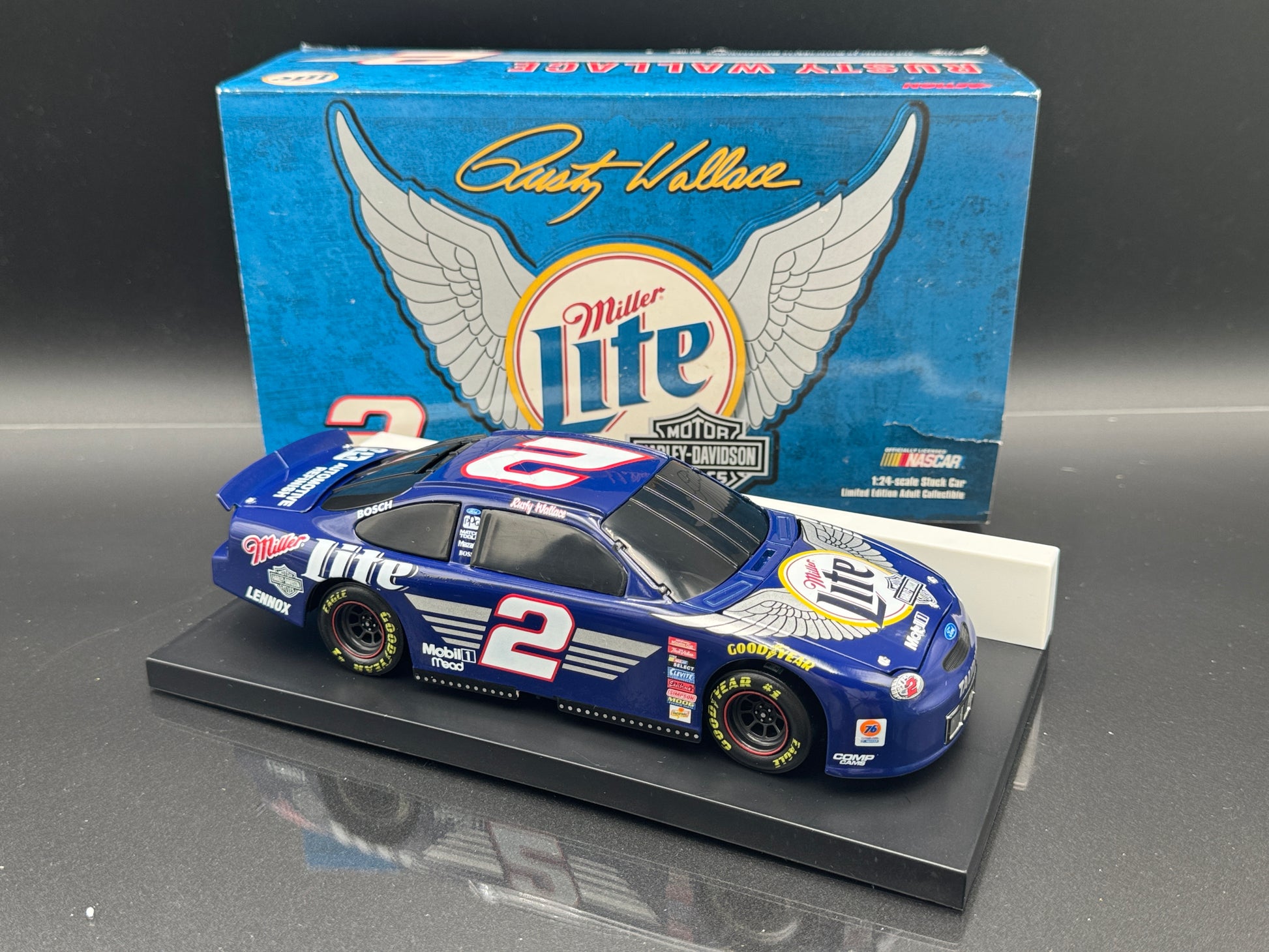 Rusty Wallace #2 Miller Lite Harley-Davidson • 1999 Taurus