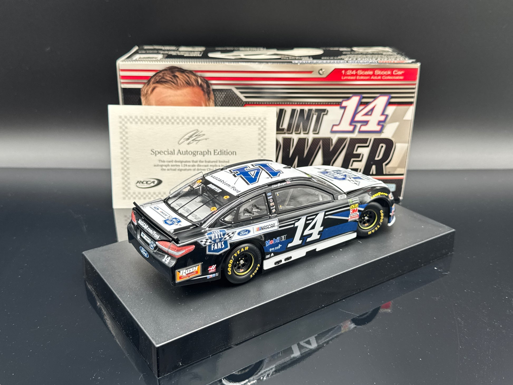 Clint Bowyer #14 Ford Hall of Fans 2018 Fusion Autographed
