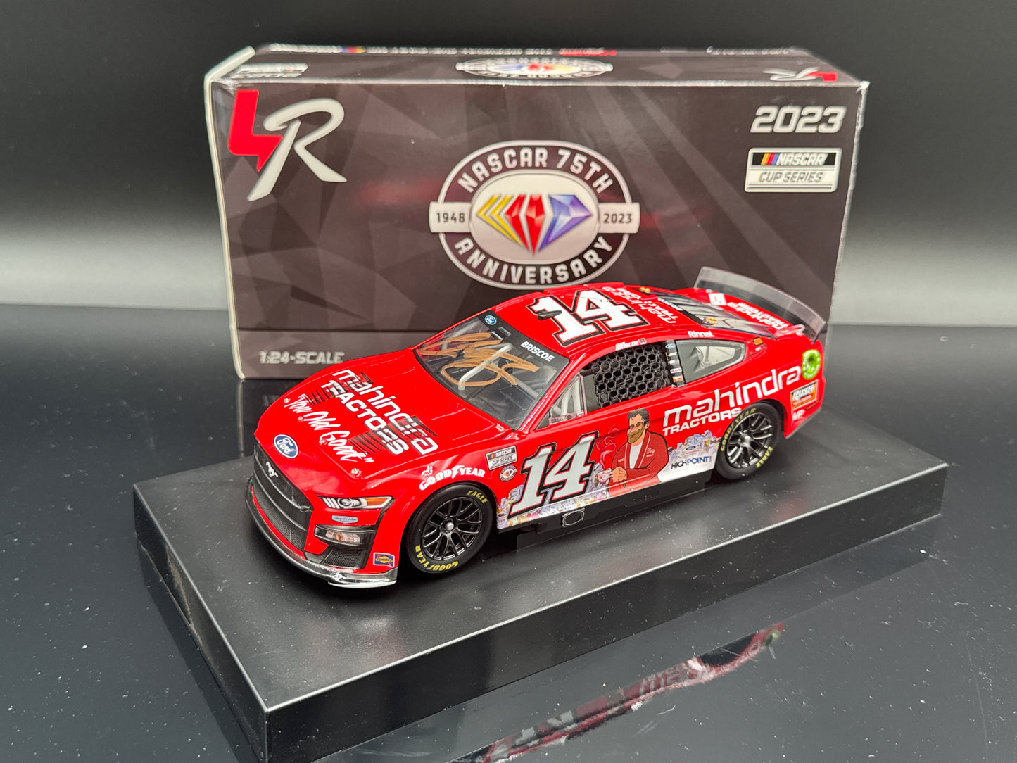 Chase Briscoe #14 Mahindra Tractors Old Goat 2023 Mustang