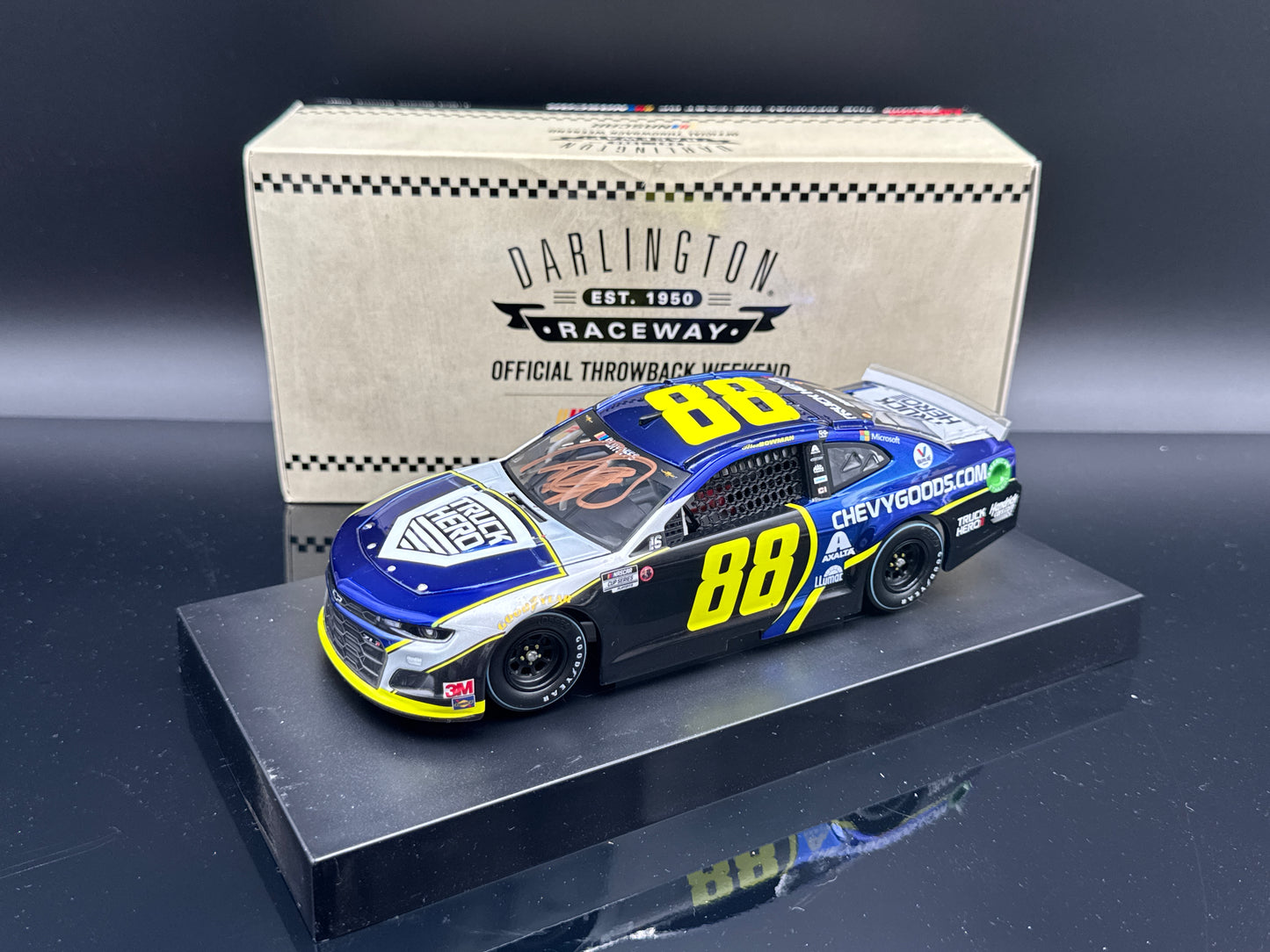 ALEX BOWMAN #88 Chevy Goods Darlington 2020 Camaro ZL1 Color Chrome