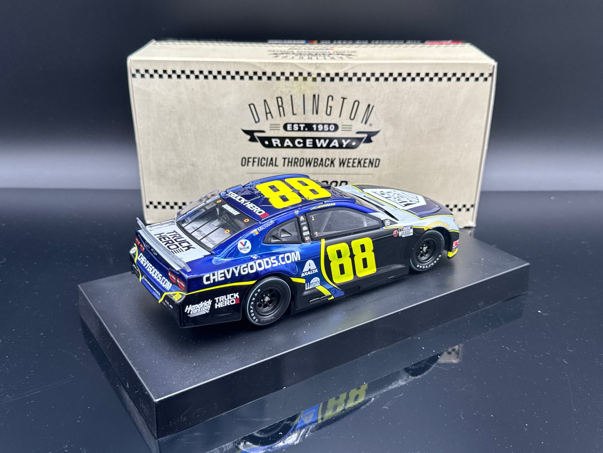 ALEX BOWMAN #88 Chevy Goods Darlington 2020 Camaro ZL1 Color Chrome