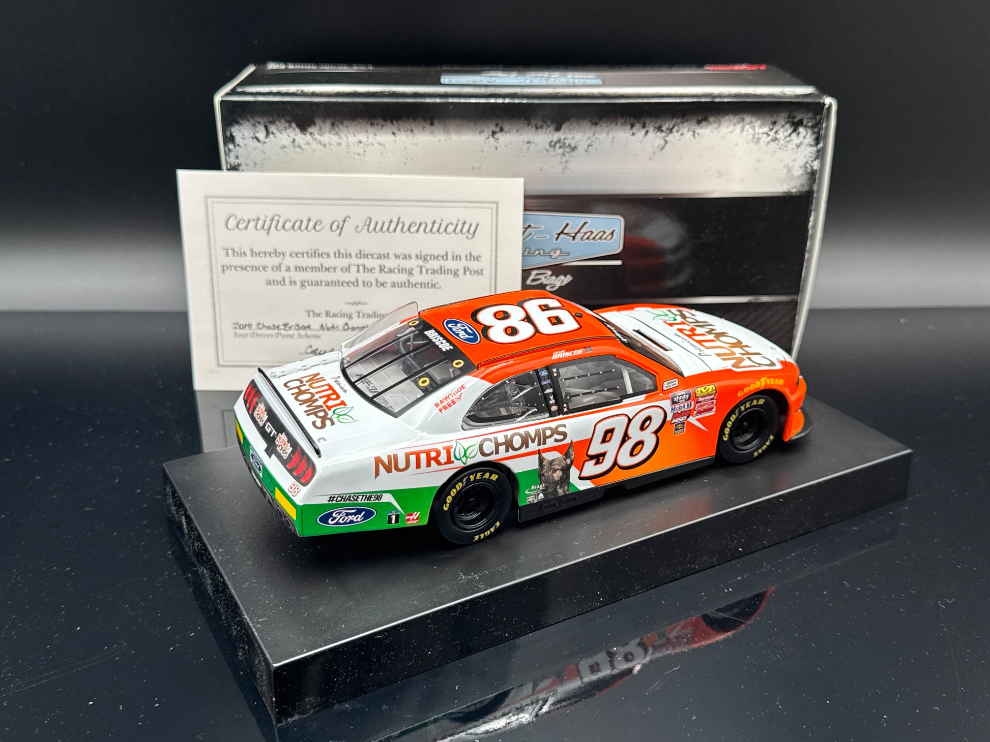 Chase Briscoe #98 Nutri Chomps 2019 Mustang