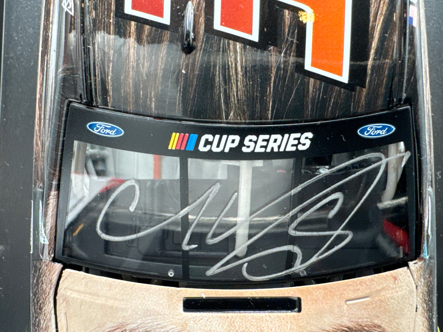 Corey LaJoie #32 Keen Parts Face Mask 2020 Mustang Autographed