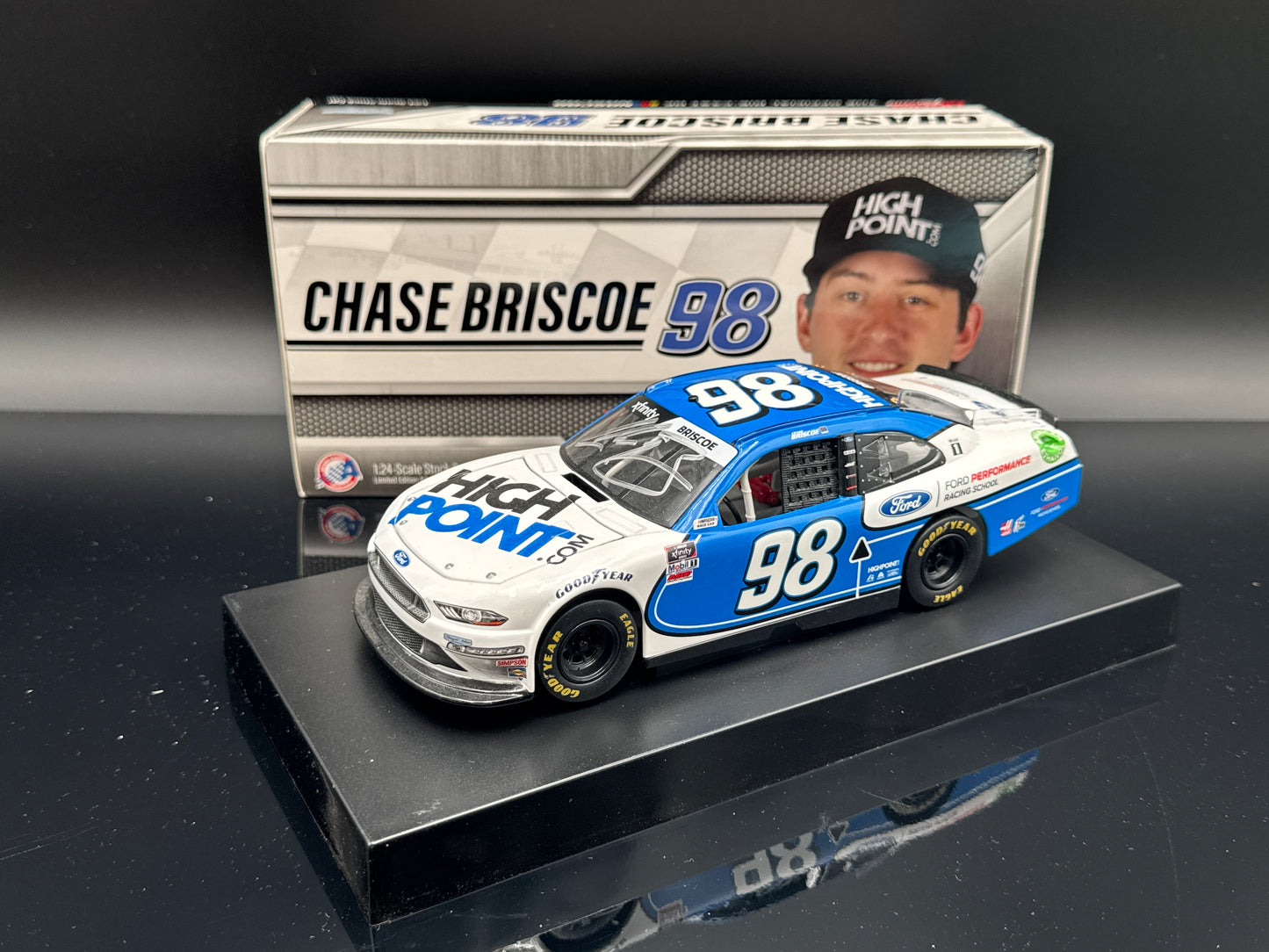 Chase Briscoe 2020 Mustang ARA • #98 Highpoint.com • Autographed • of 200