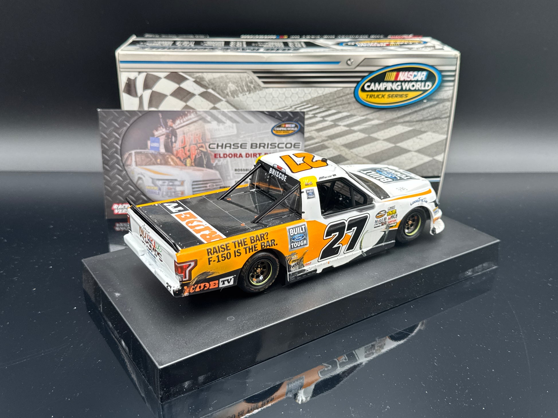Chase Briscoe #27 Ford Eldora Win 2018 F150