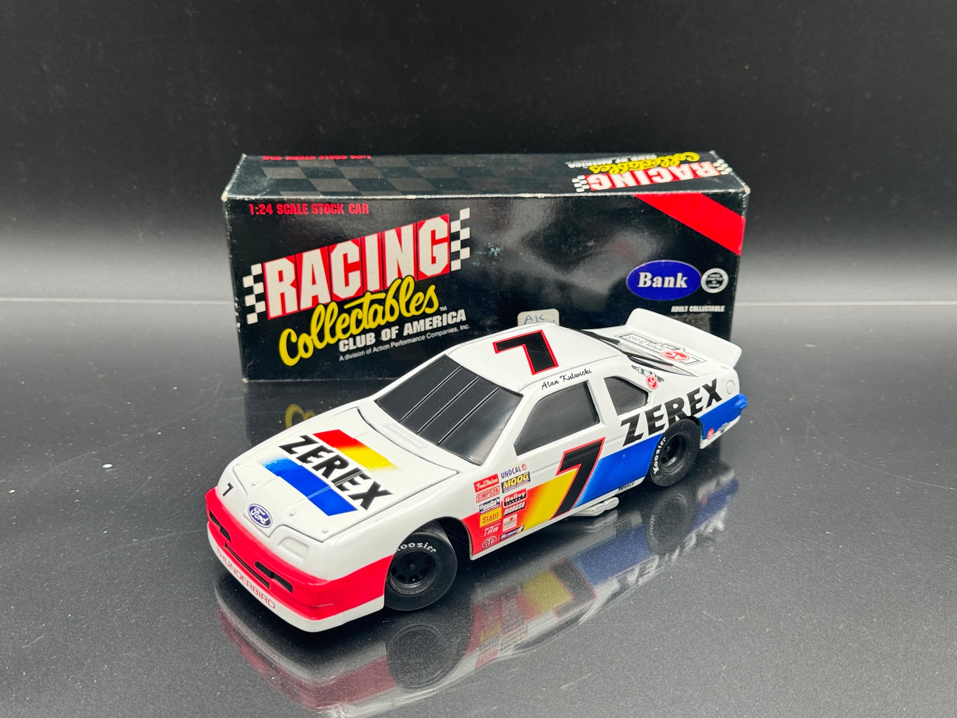 Alan Kulwicki #7 Zerex Bank 1995