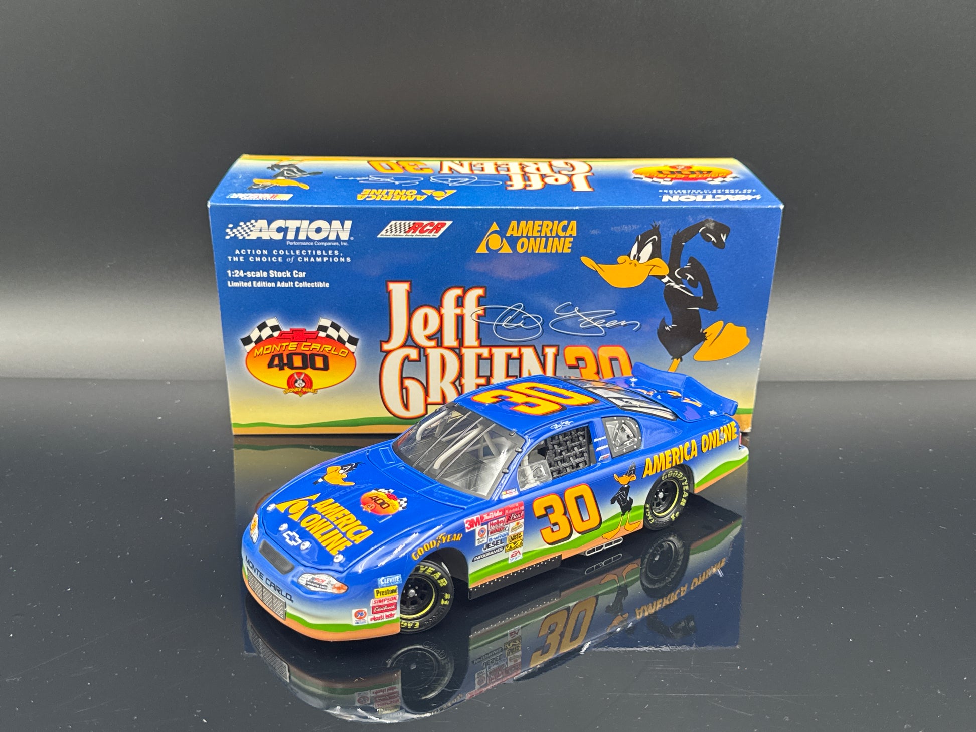 Jeff Green #30 AOL / Looney Tunes 2001 Monte Carlo