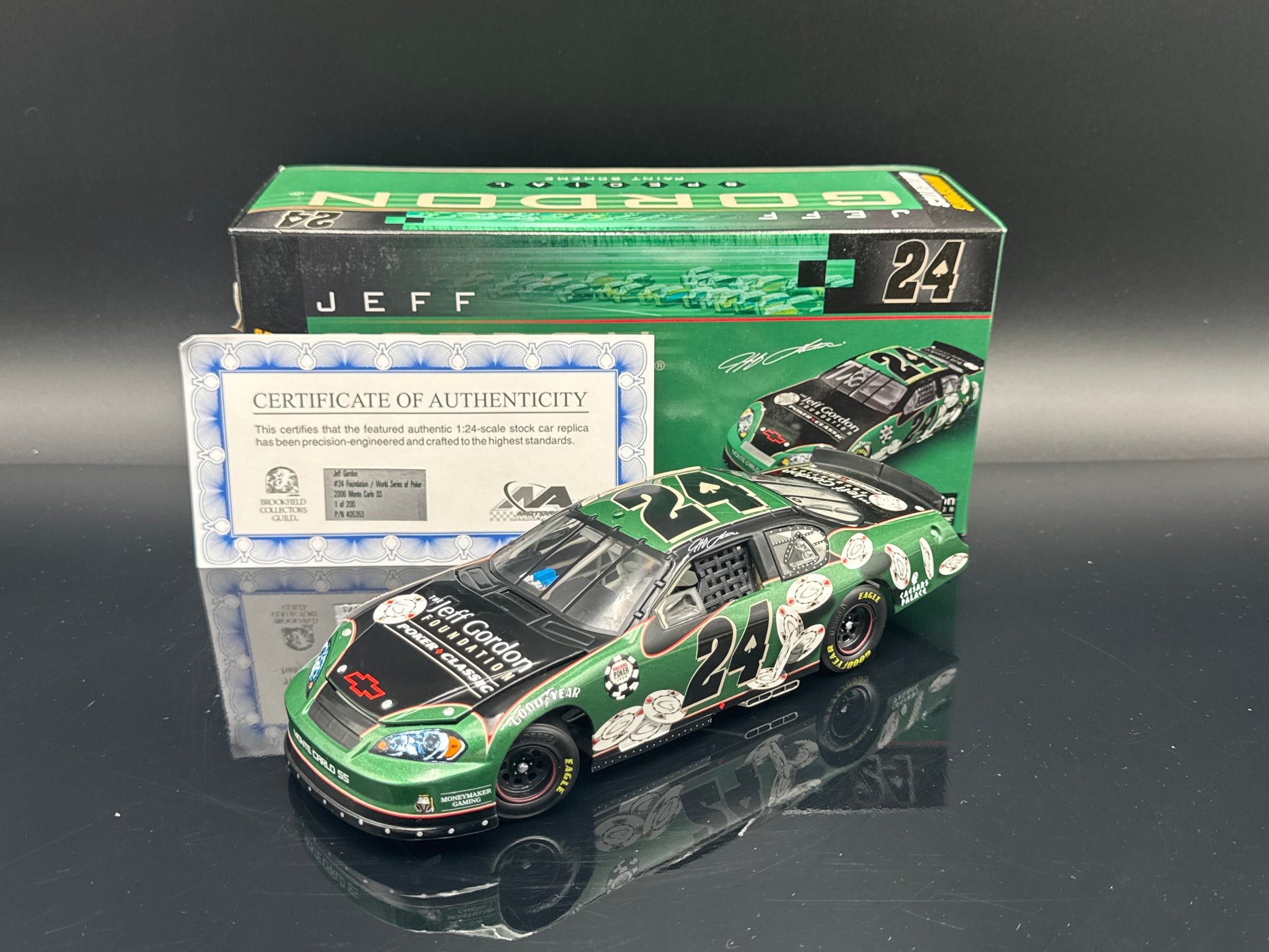 Jeff Gordon #24 Foundation / World Series of Poker 2006 Monte Carlo SS