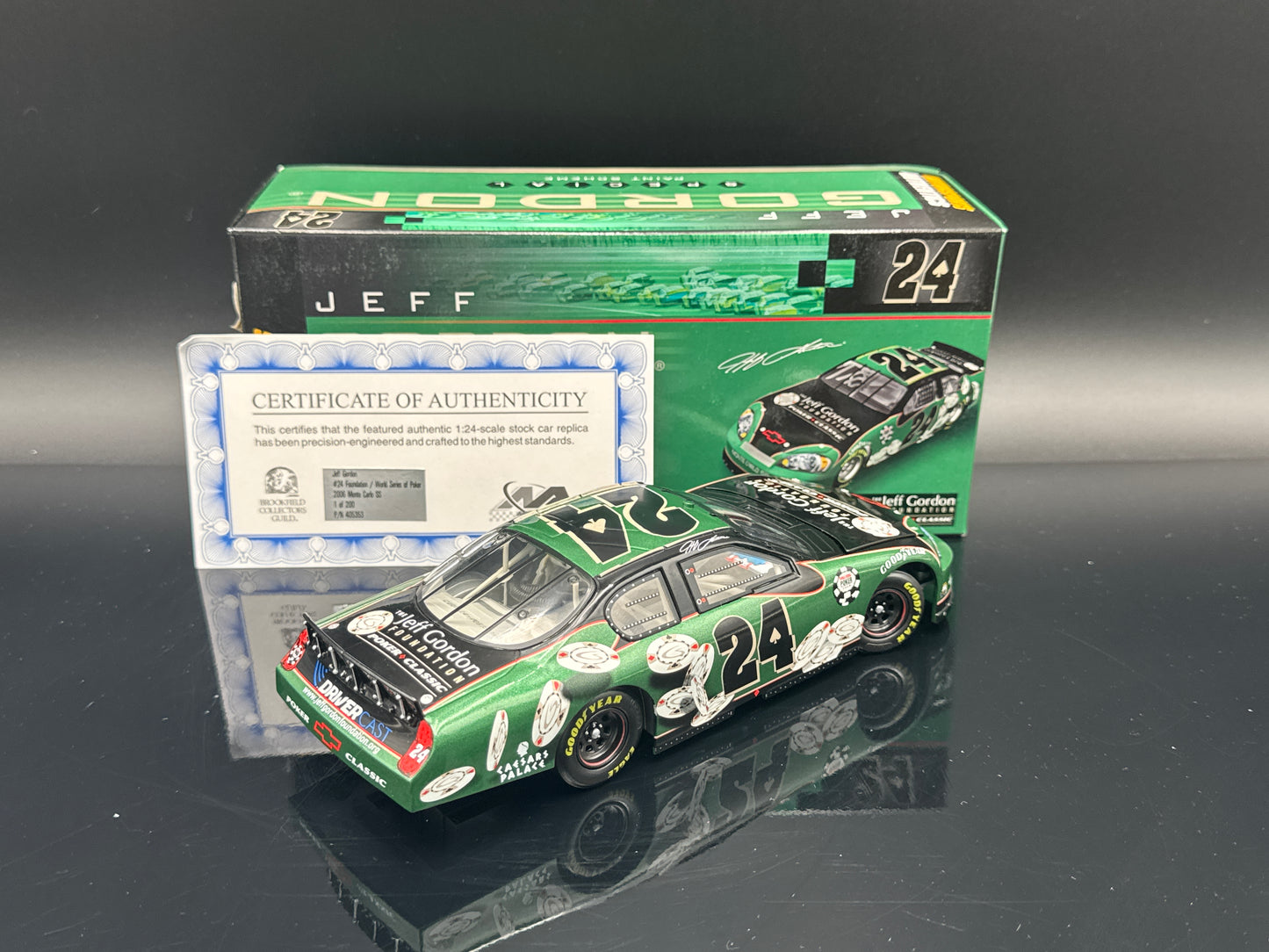 Jeff Gordon #24 Foundation / World Series of Poker 2006 Monte Carlo SS