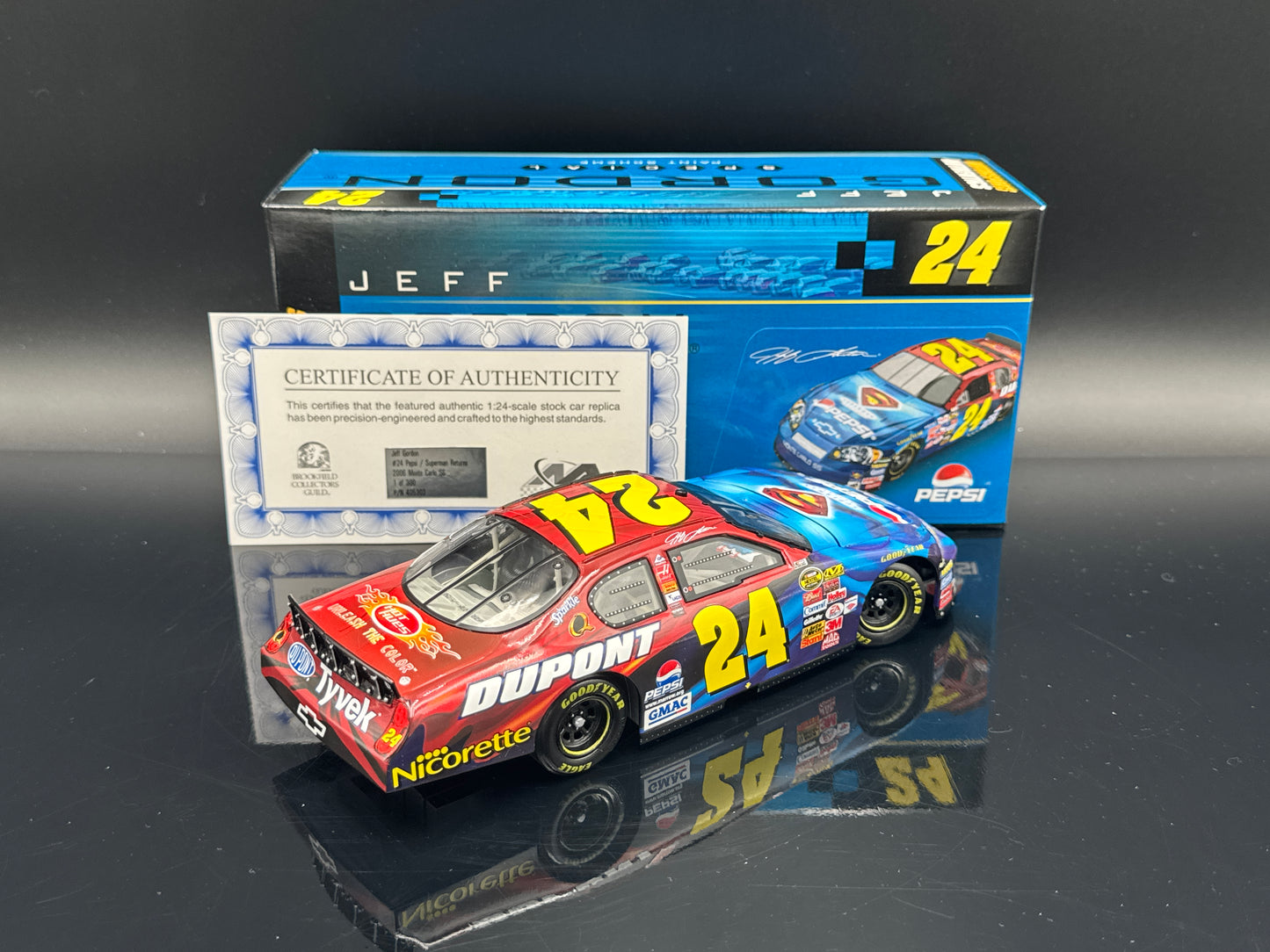 Jeff Gordon #24 Pepsi / Superman Returns 2006 Monte Carlo SS