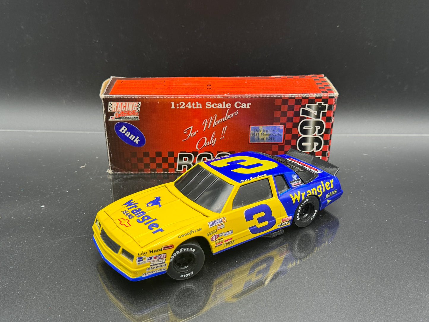 Dale Earnhardt #3 Wrangler 1987 Monte Carlo