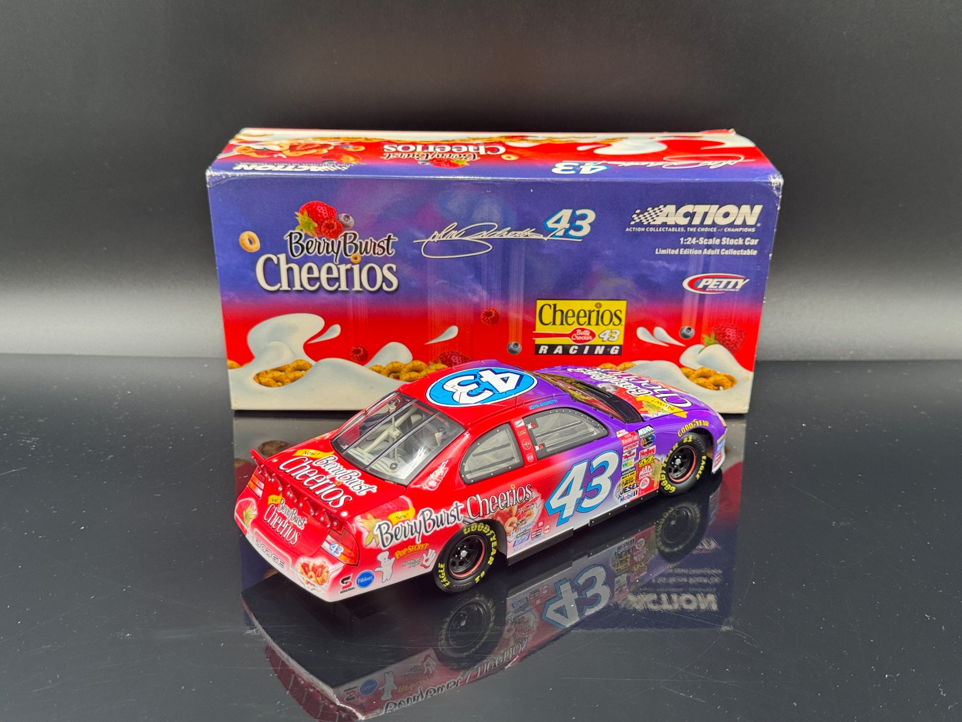 John Andretti #43 Cheerios / Berry Burst 2003 Intrepid