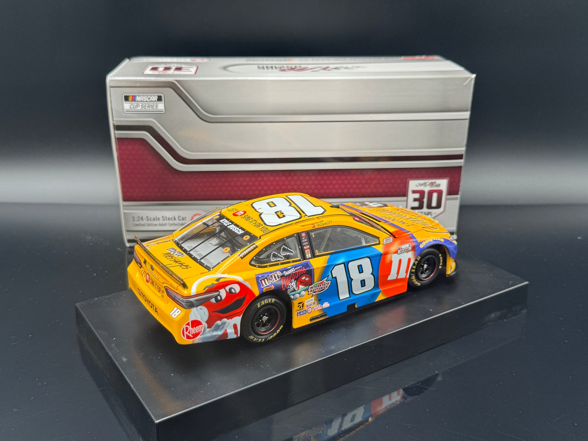 Kyle Busch #18 M&M'S Messages Competitive 2021 Camry