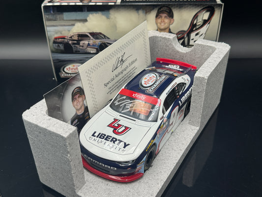 William Byron #9 Liberty University Champion Autographed 2017 Camaro