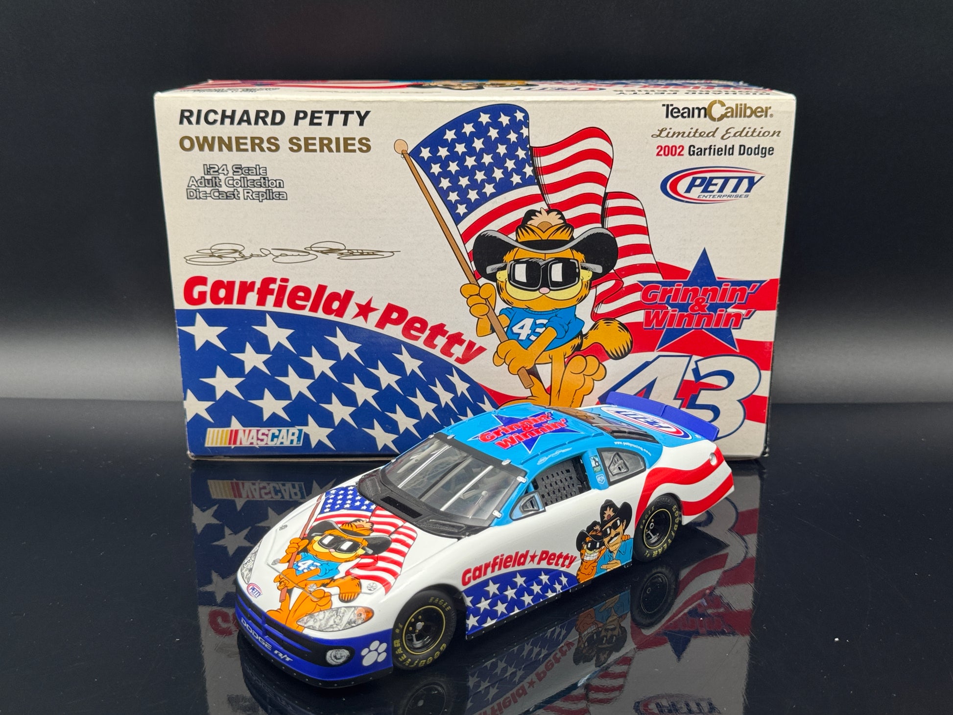 Richard Petty #43 2002 Garfield Dodge