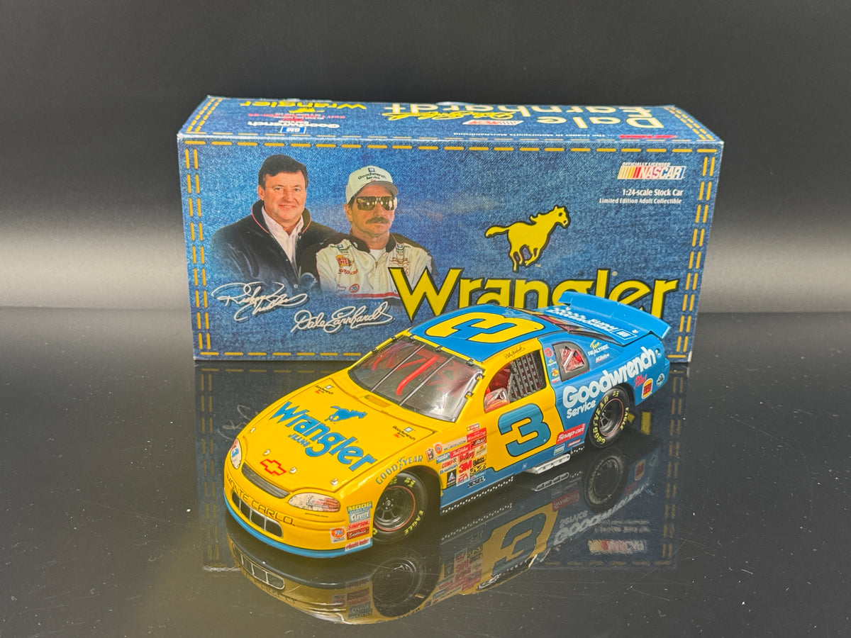 1:24-scale 1999 Monte Carlo Dale Earnhardt • #3 GM Goodwrench Service Plus • Wrangler Jeans