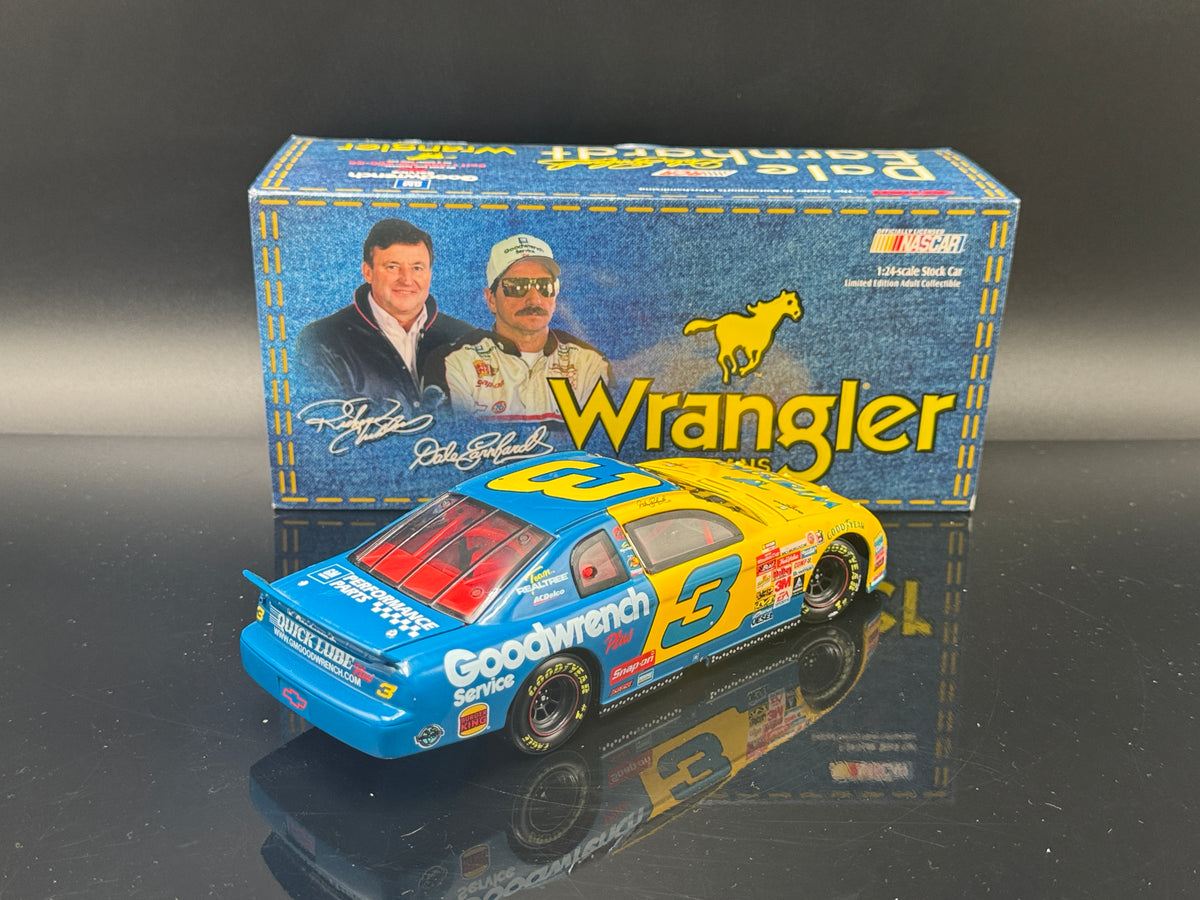 1:24-scale 1999 Monte Carlo Dale Earnhardt • #3 GM Goodwrench Service Plus • Wrangler Jeans