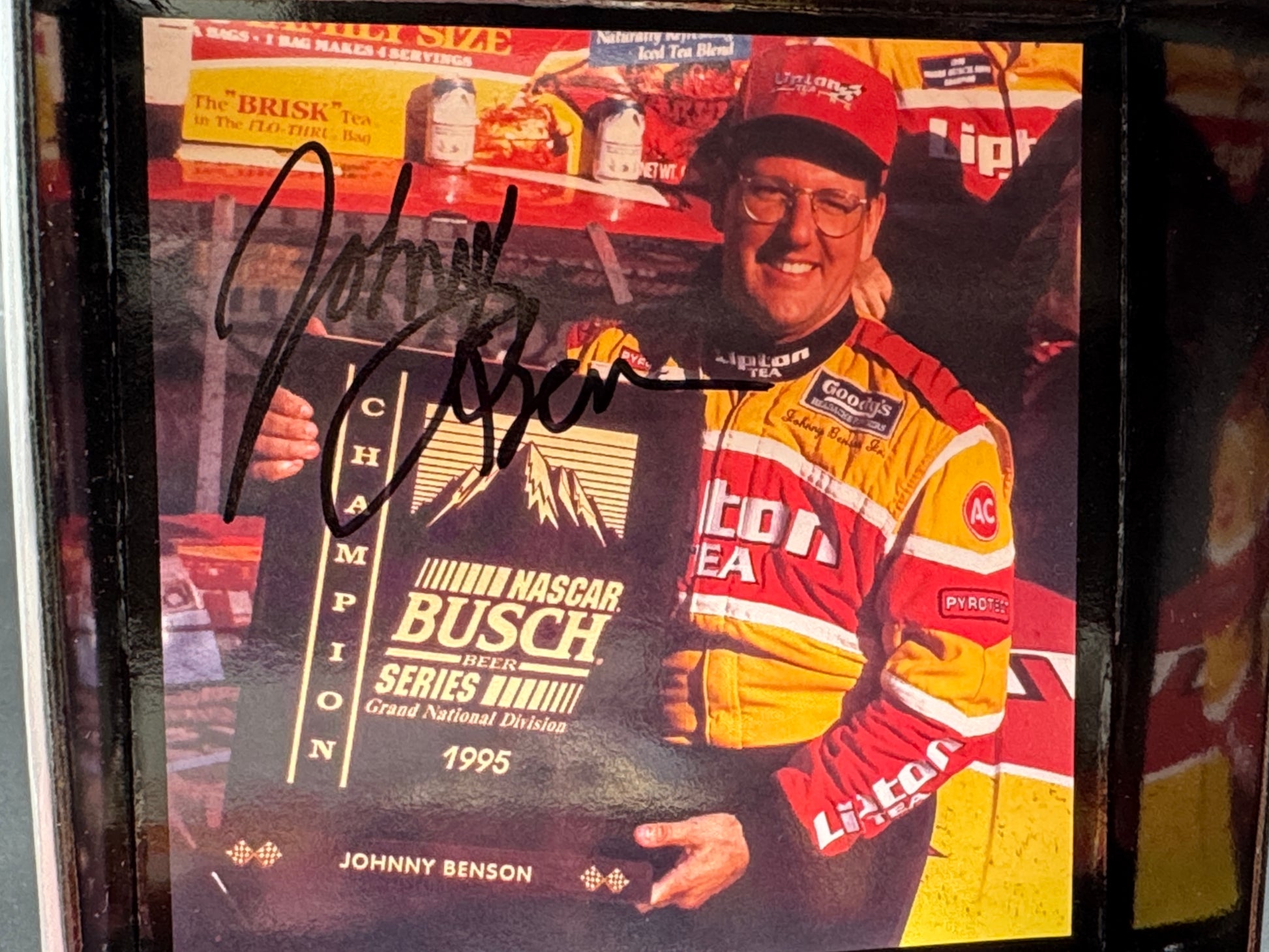 Johnny Benson 1995 Champion 1:64 Scale Autographed