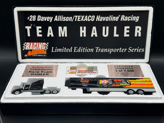 Davey Allison Texaco Havoline Racing Hauler Set