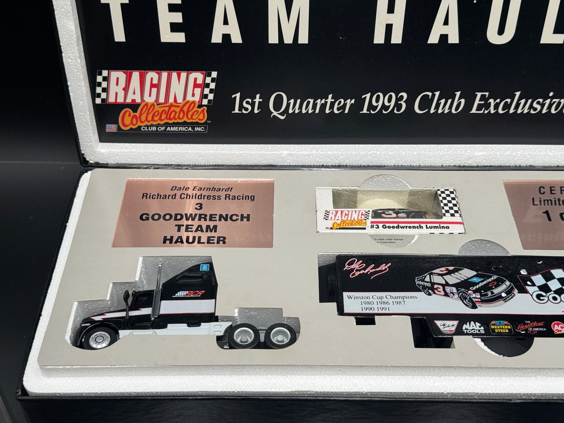 Dale Earnhardt/Richard Childress Racing Hauler Set