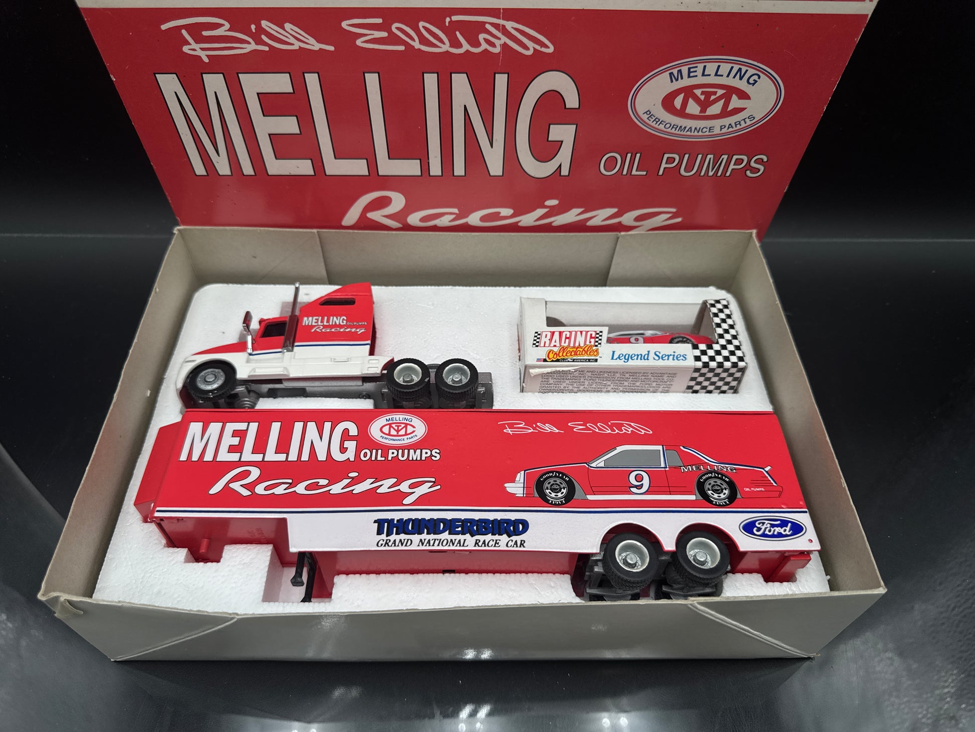 Bill Elliott Melling Oil Pumps Racing Hauler