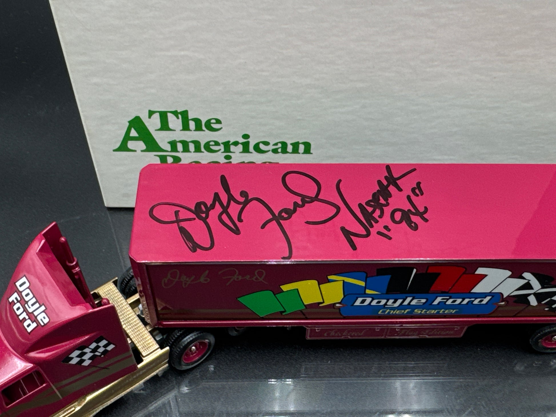 Doyle Ford Chief Starter Team Hauler Autographed