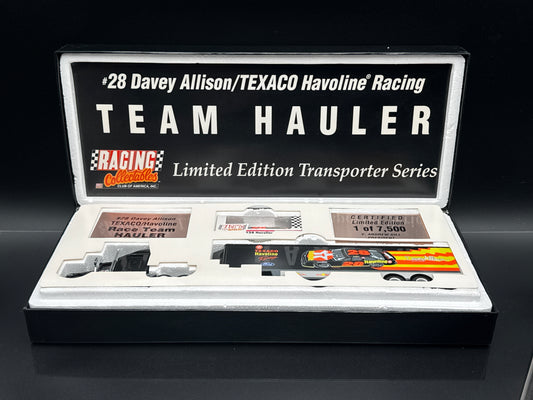 Davey Allison Havoline Race Team Hauler w/ Case