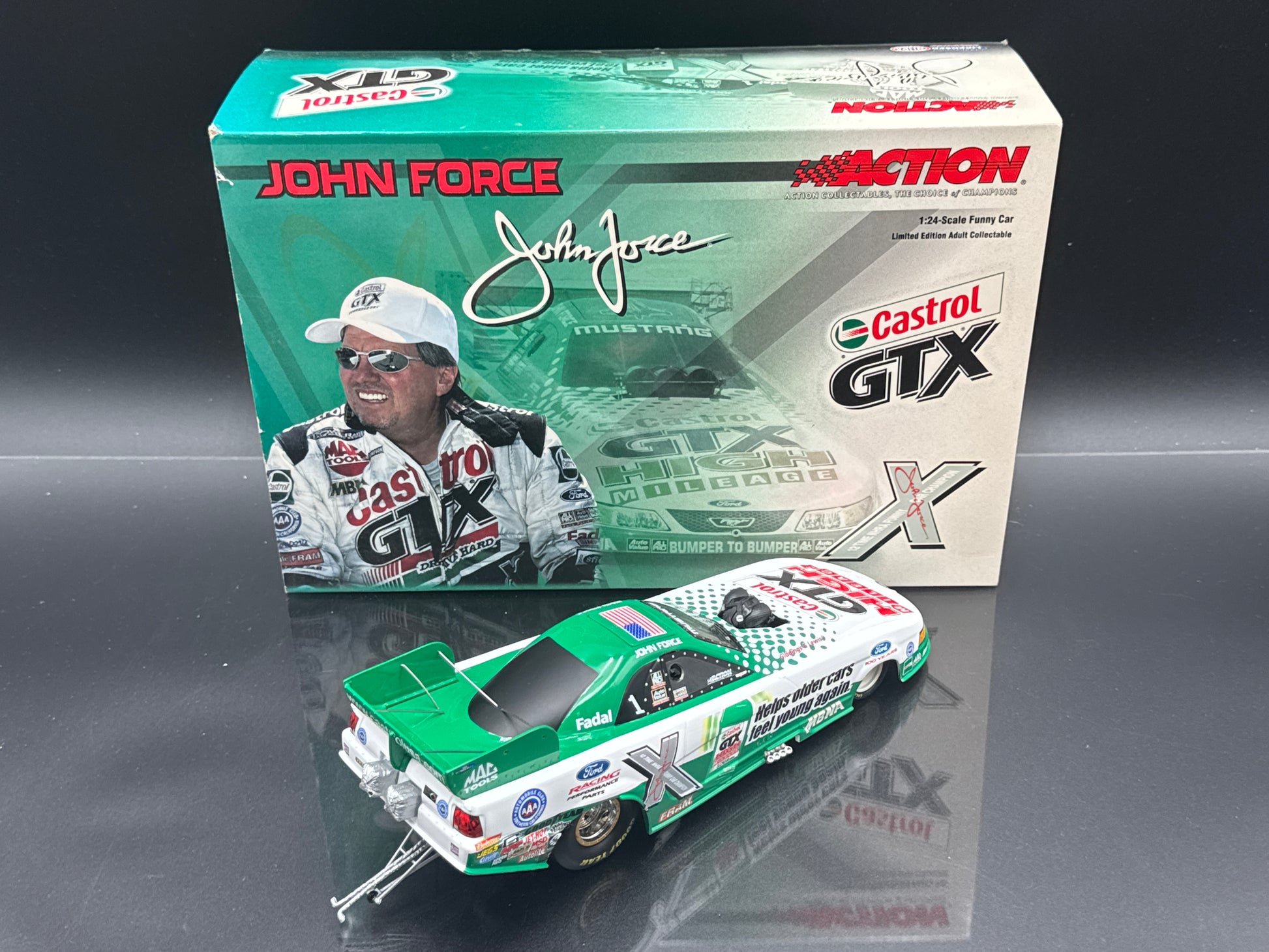 John Force 2003 Mustang Castrol GTX High Mileage