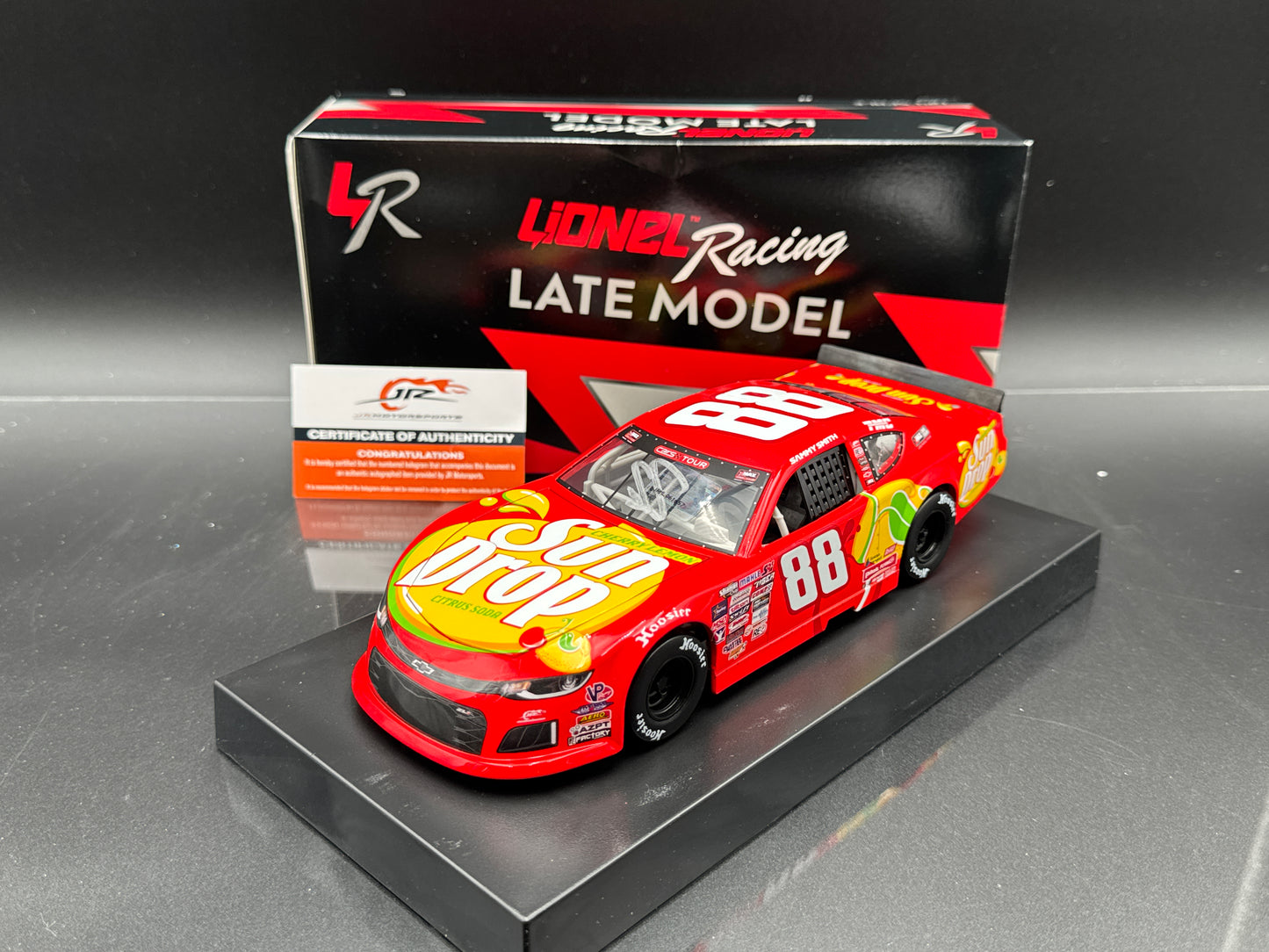 SAMMY SMITH #88 Cherry Lemon Sun Drop Late Model 2024 Camaro Autographed