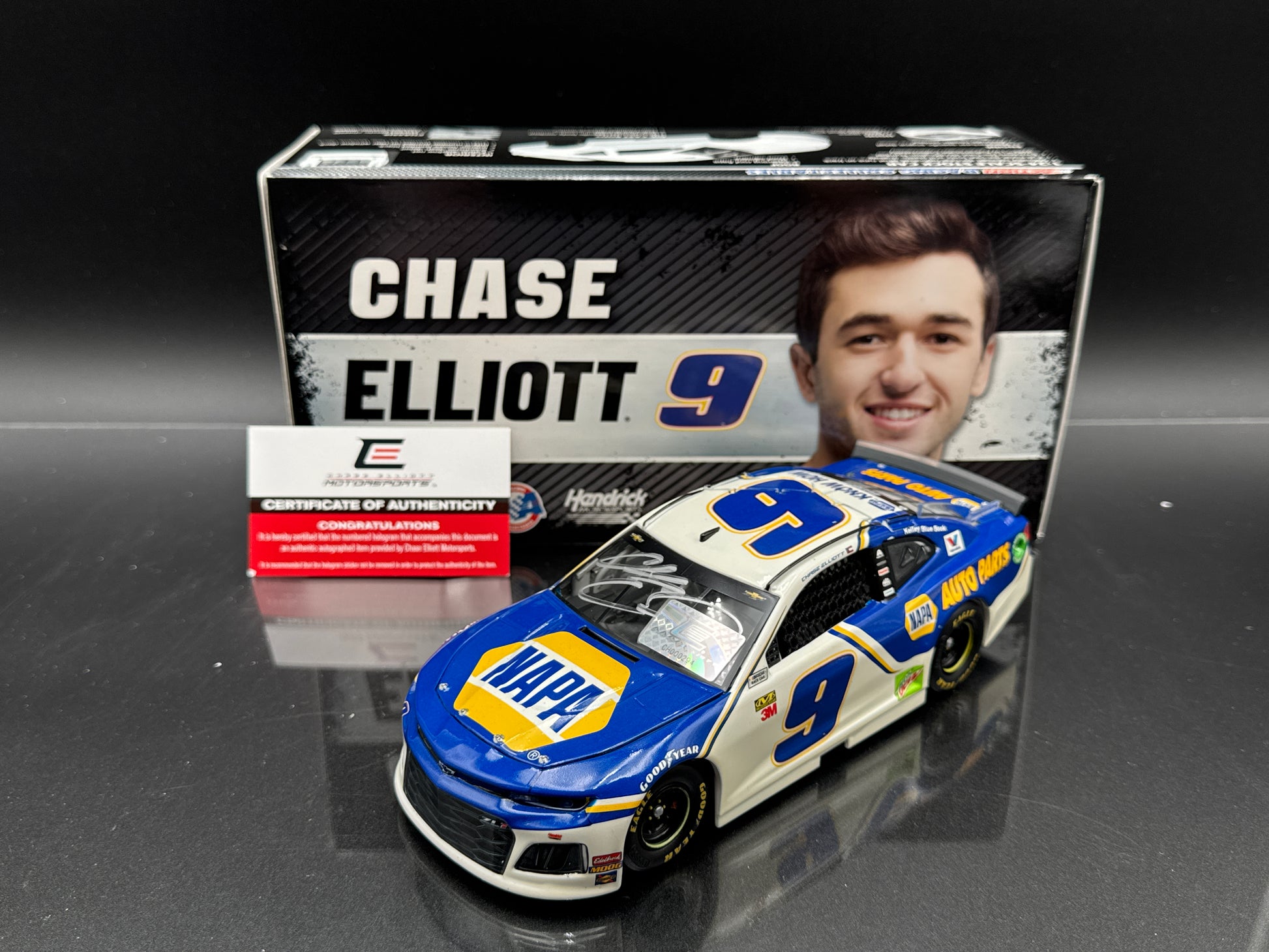 Chase Elliott #9 NAPA 2019 Camaro ZL1 Autographed