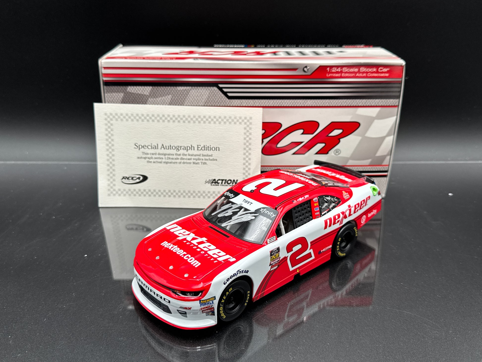 Matt Tifft #2 Nexteer Autographed 2018 Camaro