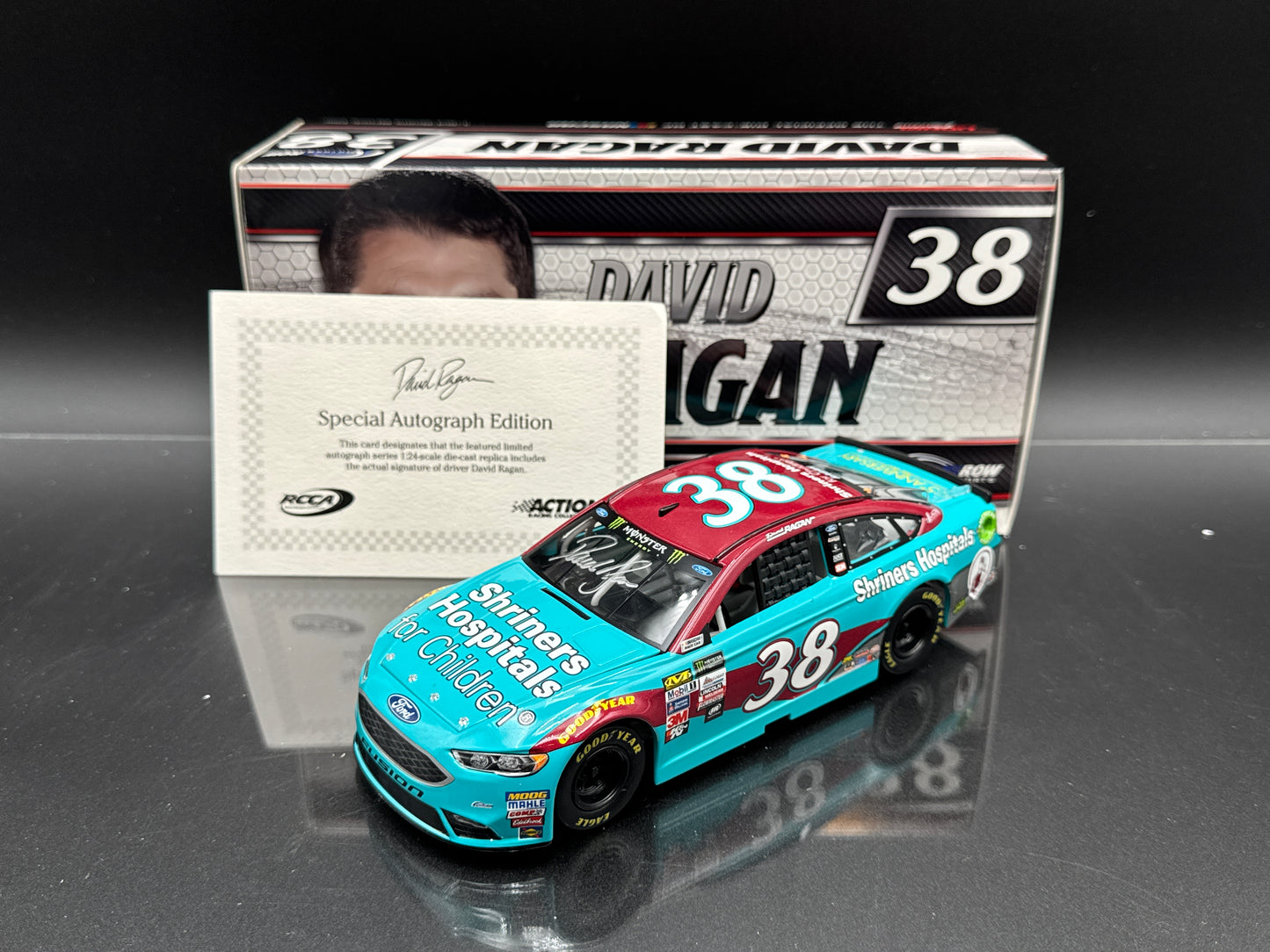 AR 2017 Fusion المية • David Ragan • #38 Shriners Hospitals For Children Autographed