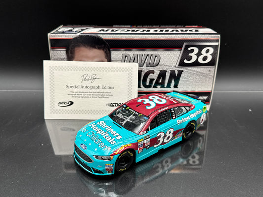AR 2017 Fusion المية • David Ragan • #38 Shriners Hospitals For Children Autographed