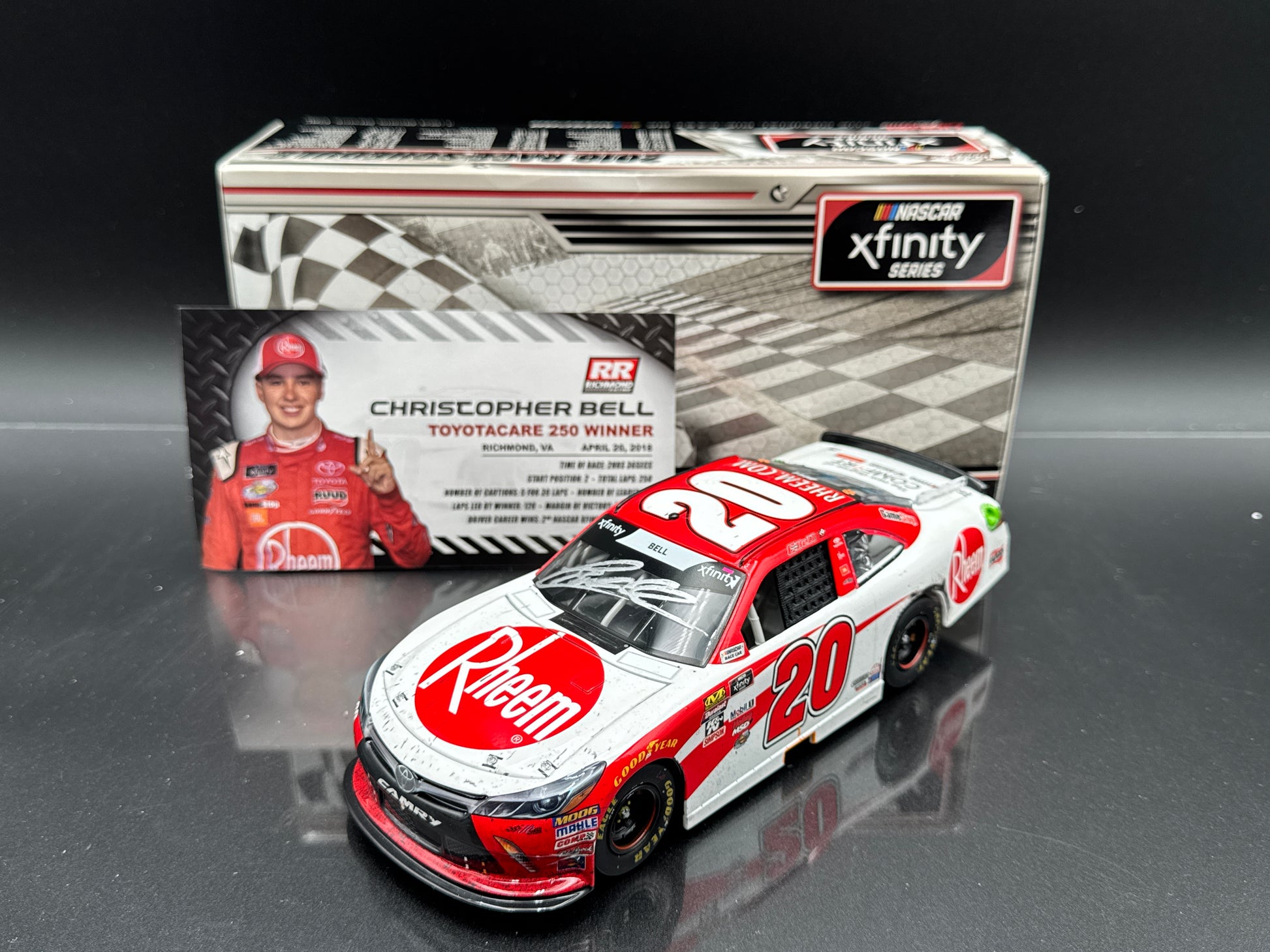 Christopher Bell #20 Rheem Richmond Win 2018 Camry