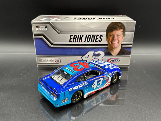 ERIK JONES #43 Petty's Garage 9/11 Tribute 2021 Camaro ZL1