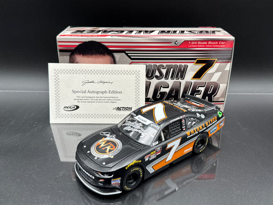 Justin Allgaier #7 Whiskey River Autographed 2018 Camaro