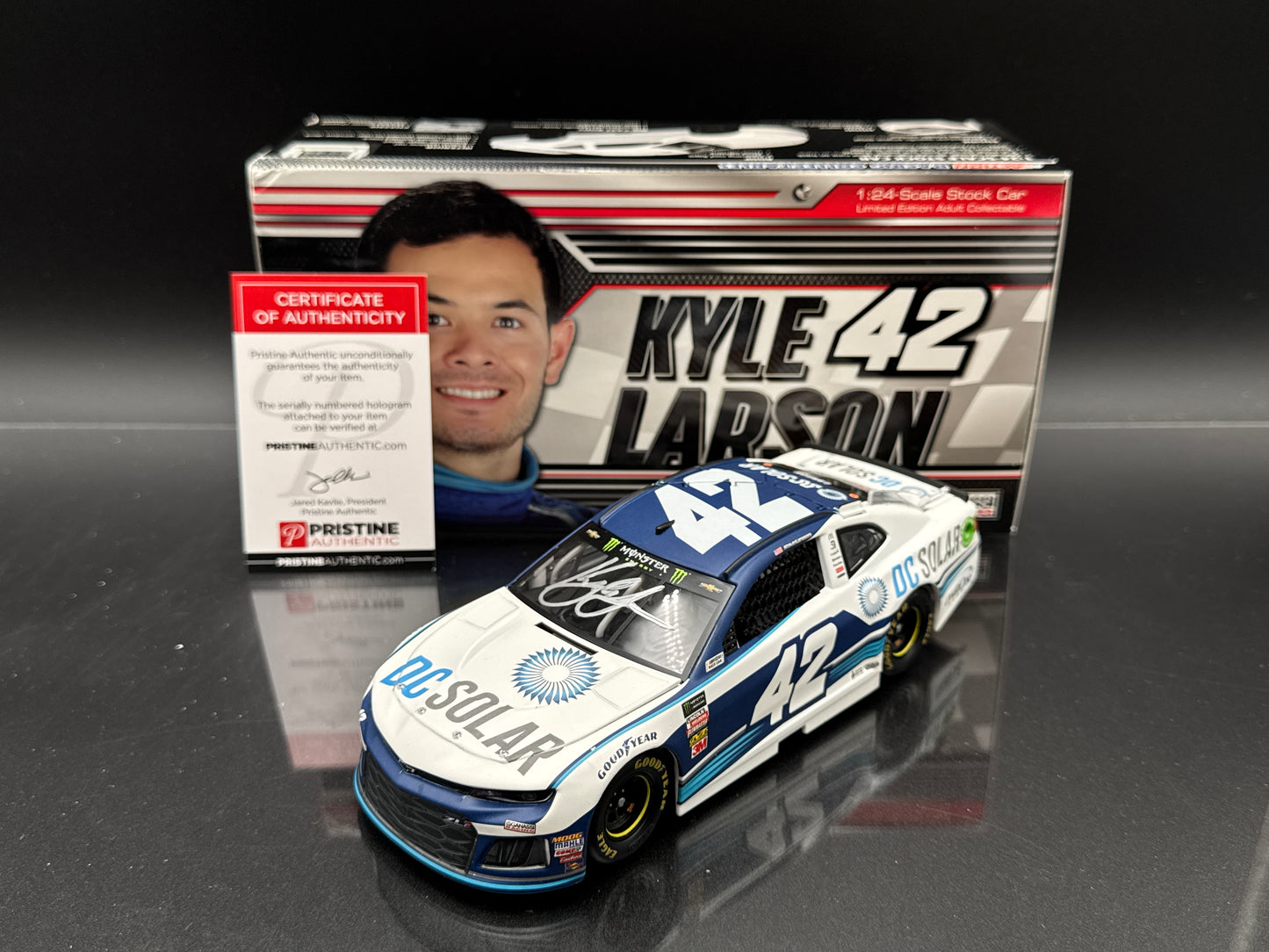 Kyle Larson #42 DC Solar 2018 Camaro ZL1