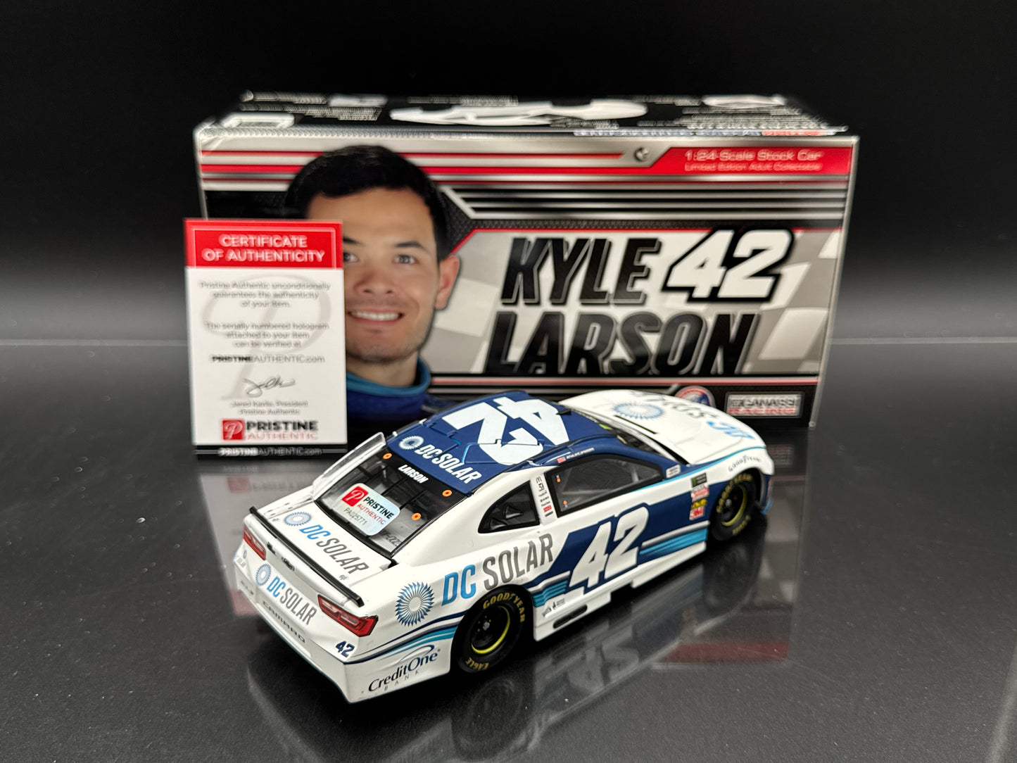 Kyle Larson #42 DC Solar 2018 Camaro ZL1