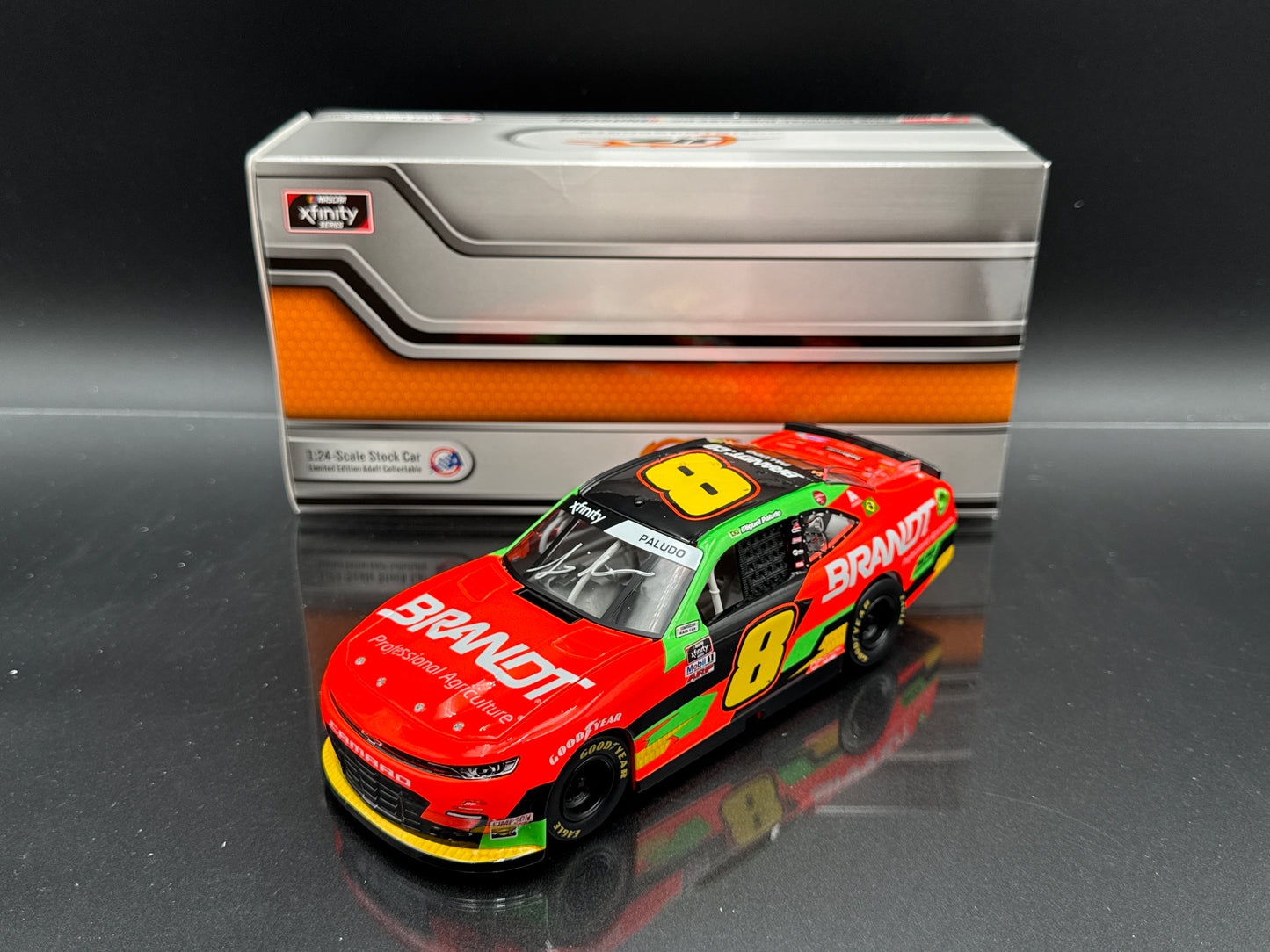 MIGUEL PALUDO #8 Brandt 2021 Camaro Autographed