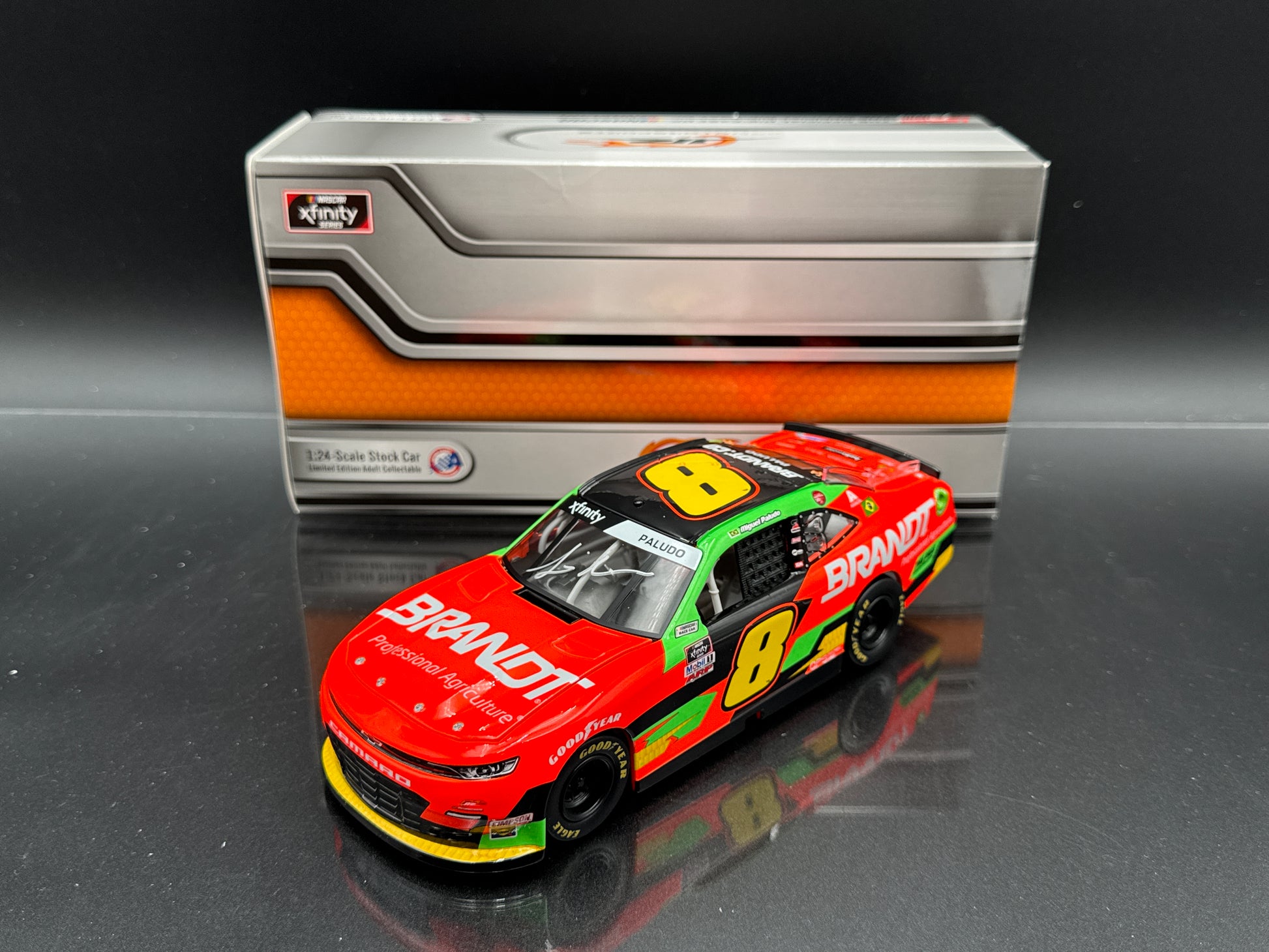 MIGUEL PALUDO #8 Brandt 2021 Camaro Autographed