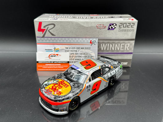 NOAH GRAGSON #9 Bass Pro Shops Phoenix Win; 2022 Camaro Autographed.