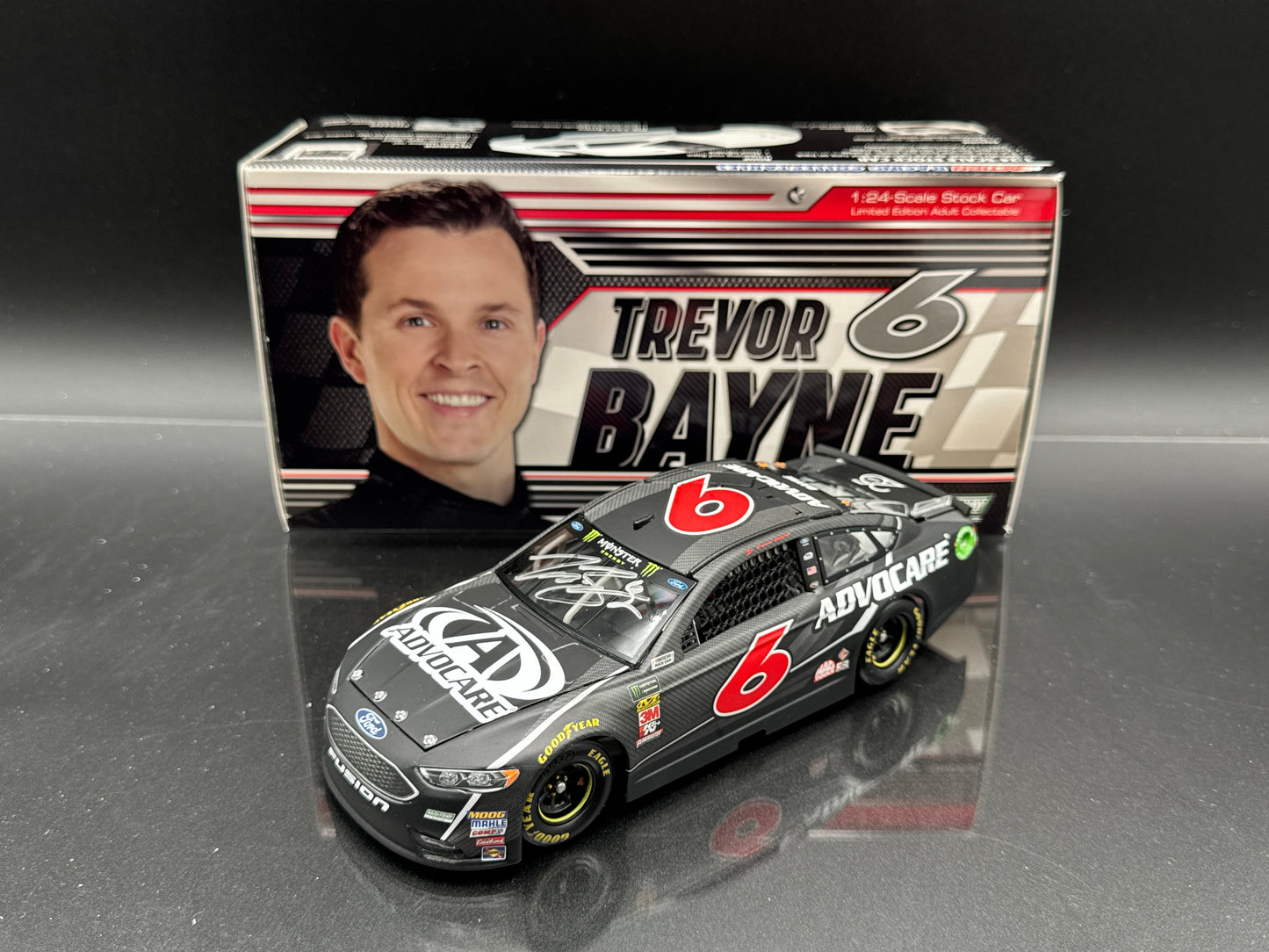 Trevor Bayne #6 AdvoCare 2018 Fusion Autographed