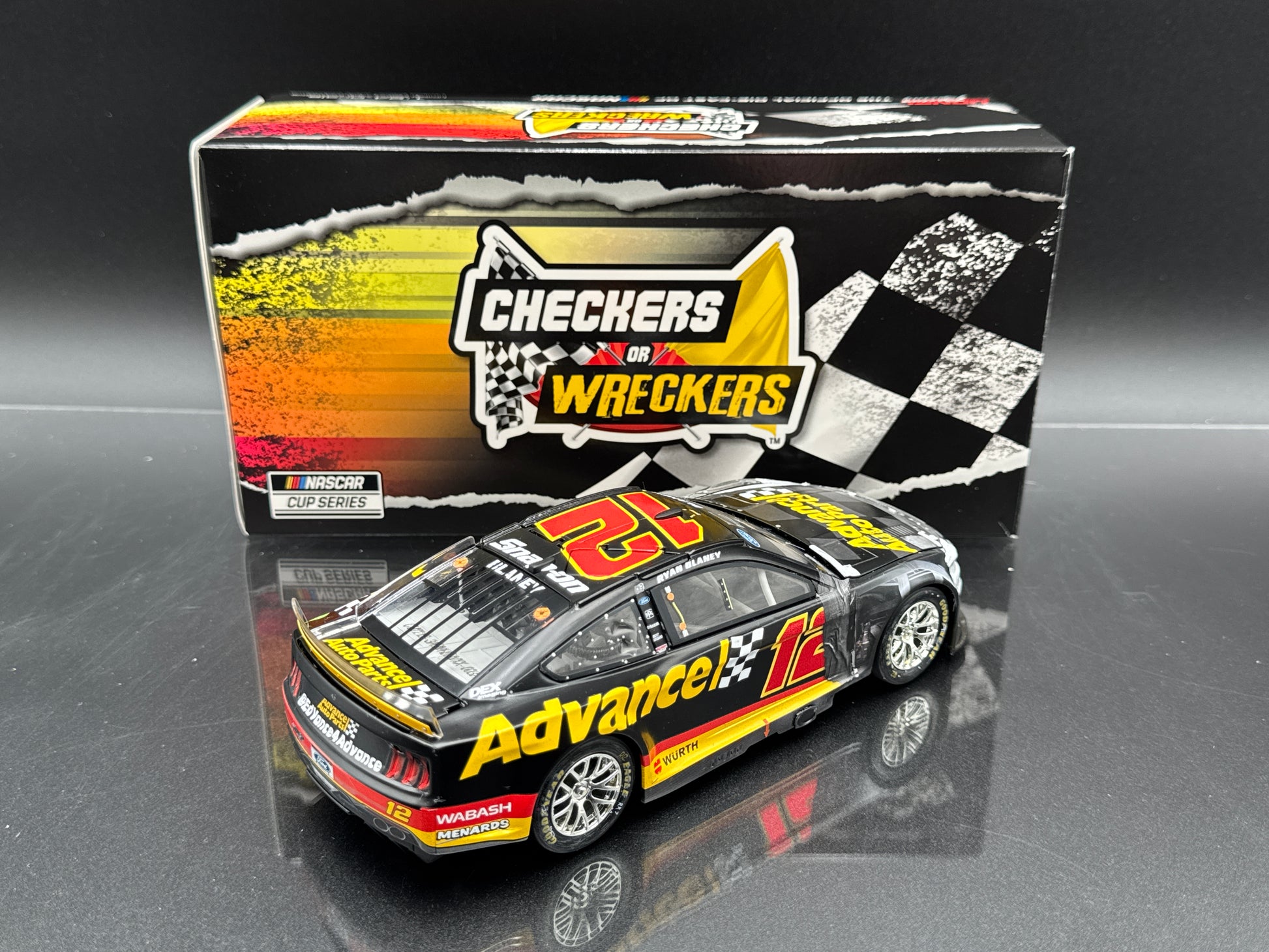 RYAN BLANEY #12 Advance Auto Parts Daytona Race Versis 2022 Mustang
