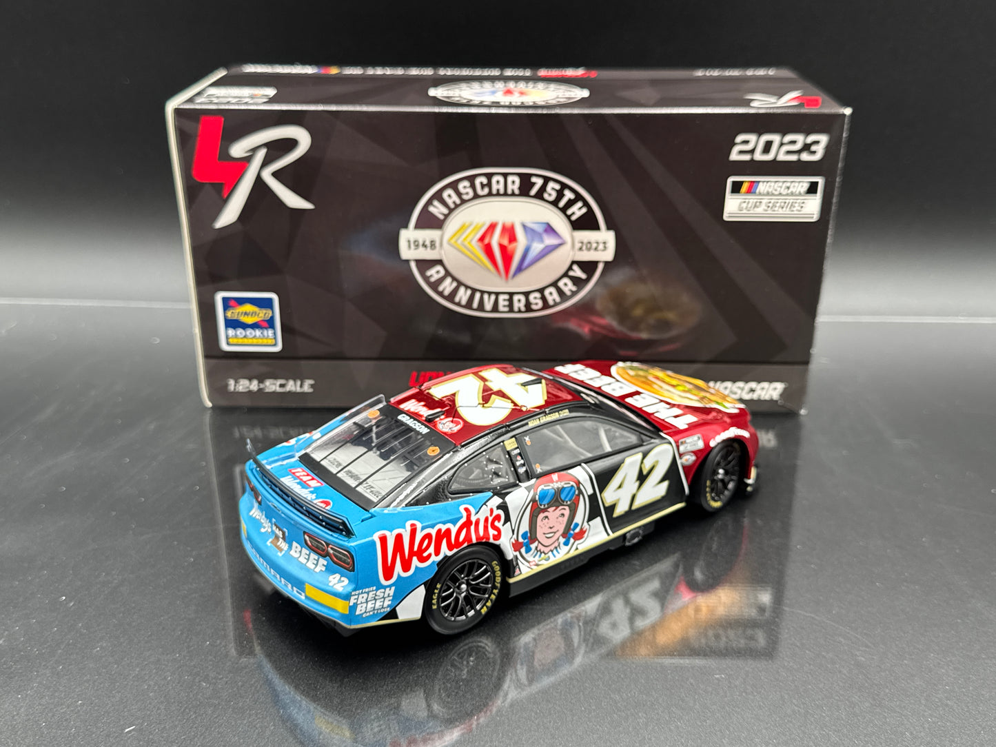 NOAH GRAGSON #42 Wendy's 2023 Camaro ZL1 Color Chrome HOR