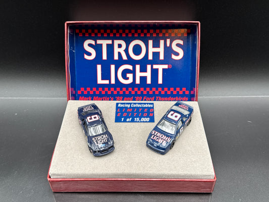 Mark Martin 88 and 89 Ford Thunderbirds Strohs Light